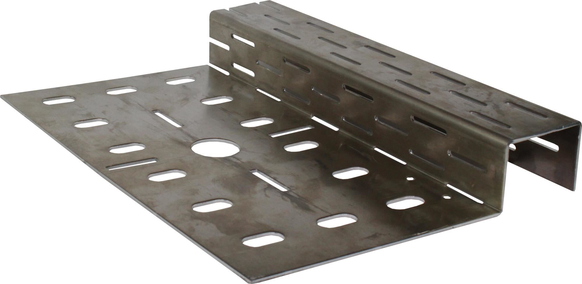 VOLFI Alu-Drainprofil WD-Z / Oberteil Stufenprofil STU-O, 25x27x140 mm x 2 m