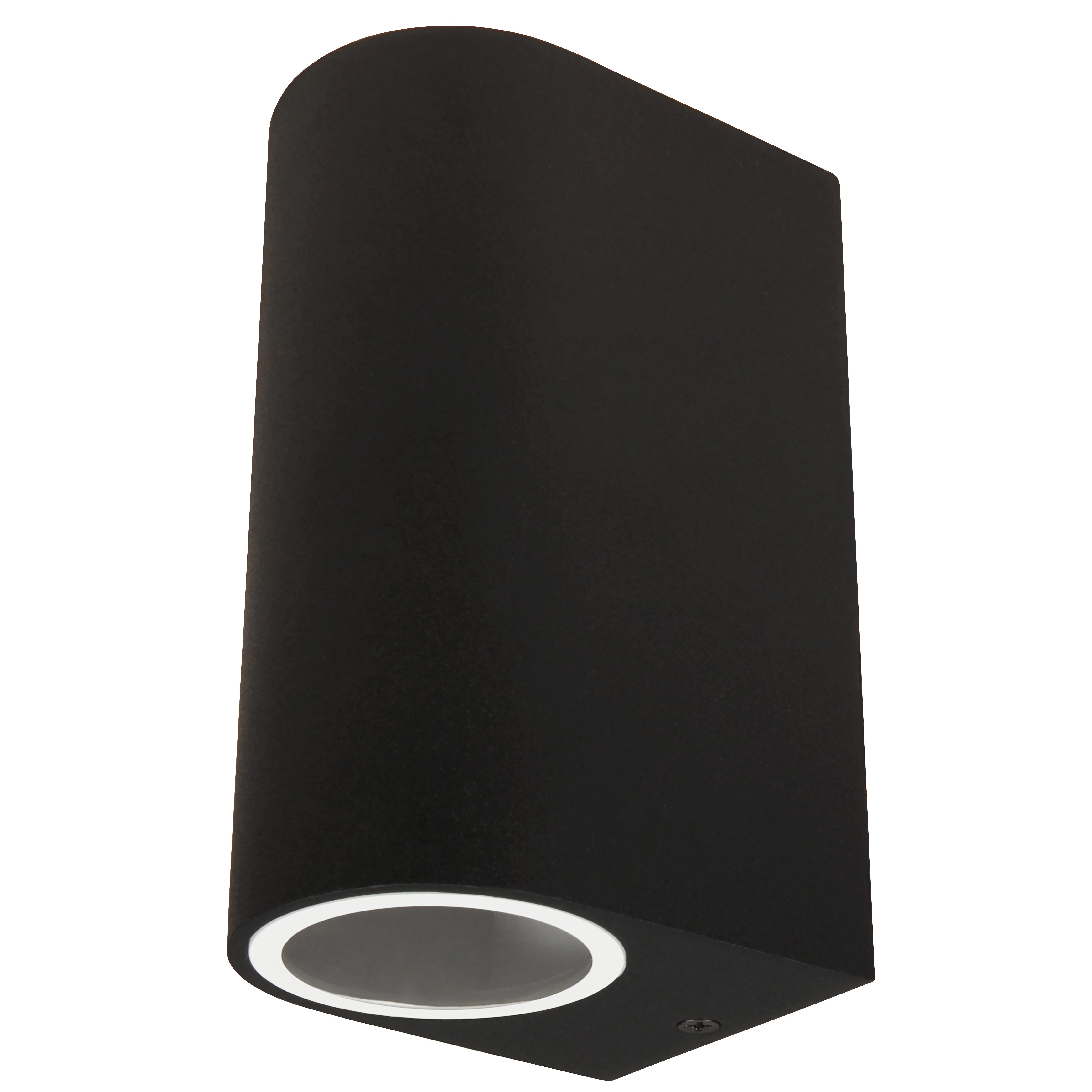 Wandleuchte McShine ''Oval-A'' schwarz, IP44, 2x GU10, Aluminium Gehäuse
