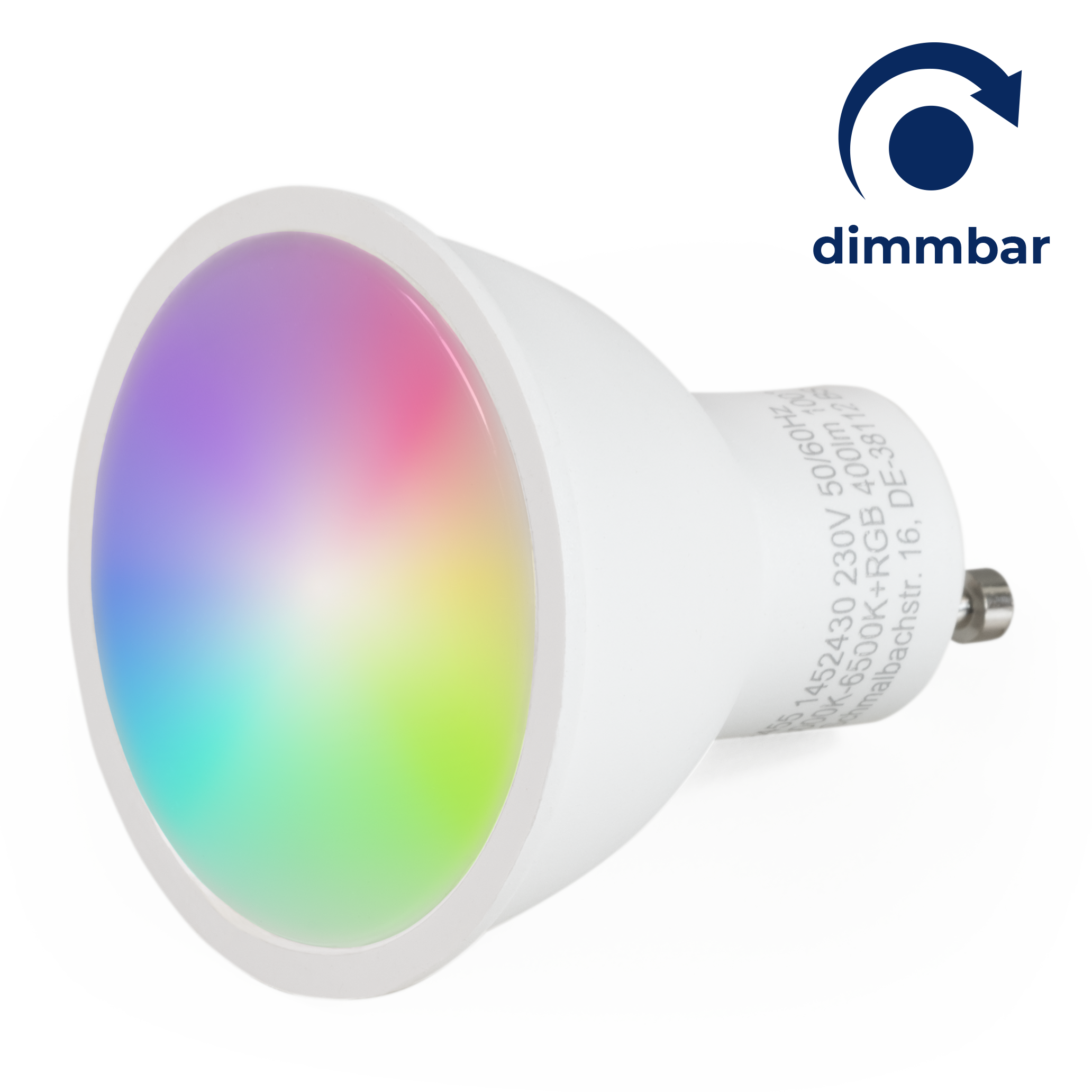 Wifi Smart LED Strahler McShine, 400lm, 5W, RGB + CCT, Alexa, Google Assistant, App