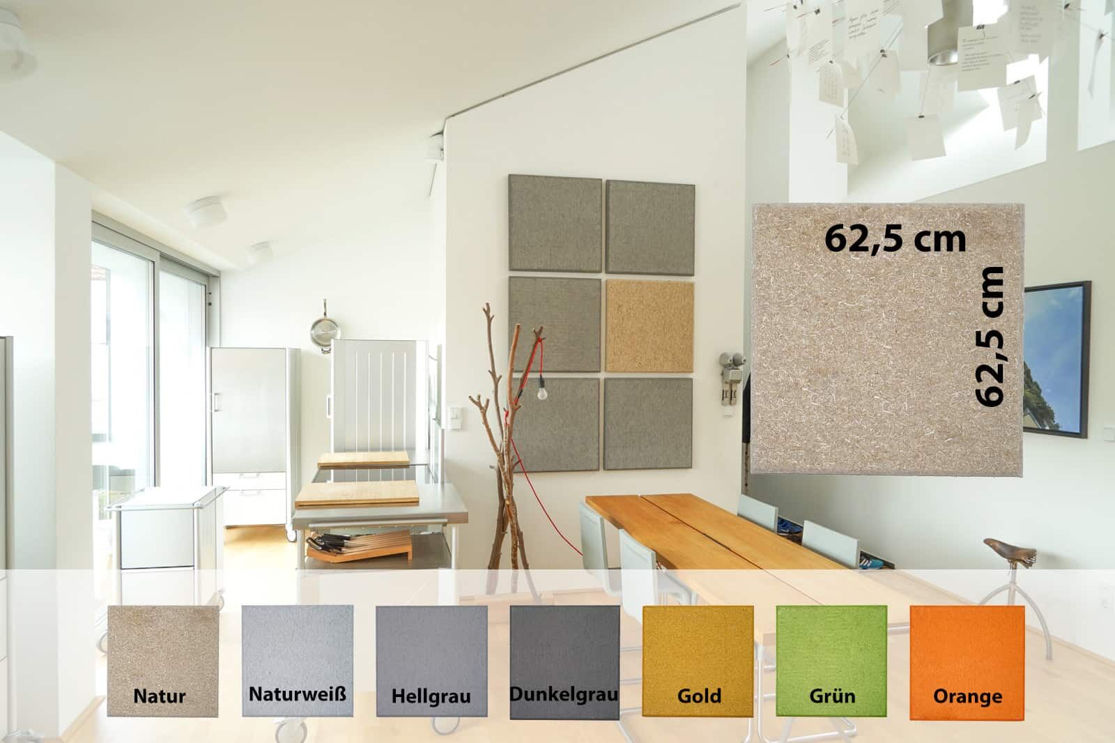 HANF Akustikplatte für Wand und Decke