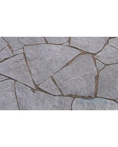 Polygonale Wegeplatten "gespalten"