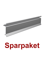 PT Terrassenanschlussprofil - Sparpakete Deckschiene