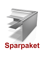 SBK - Zweiteiliges Dachrandabschlussprofil - Sparpakete Außenecken