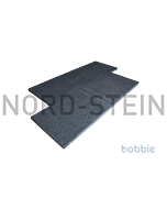 Granit-Bodenplatten, "Negra"