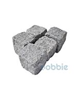 Granit-Pflastersteine "Porto-grau", neu