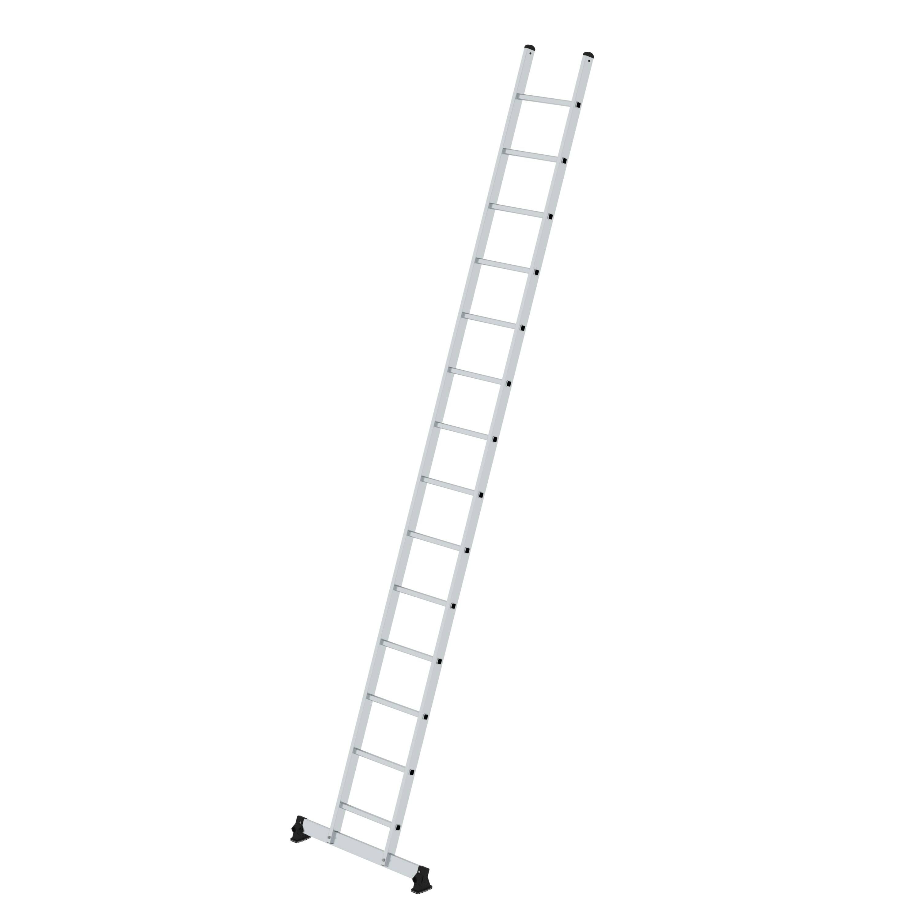 Sprossen-Anlegeleiter mit nivello®-Traverse 14-Sprossen
