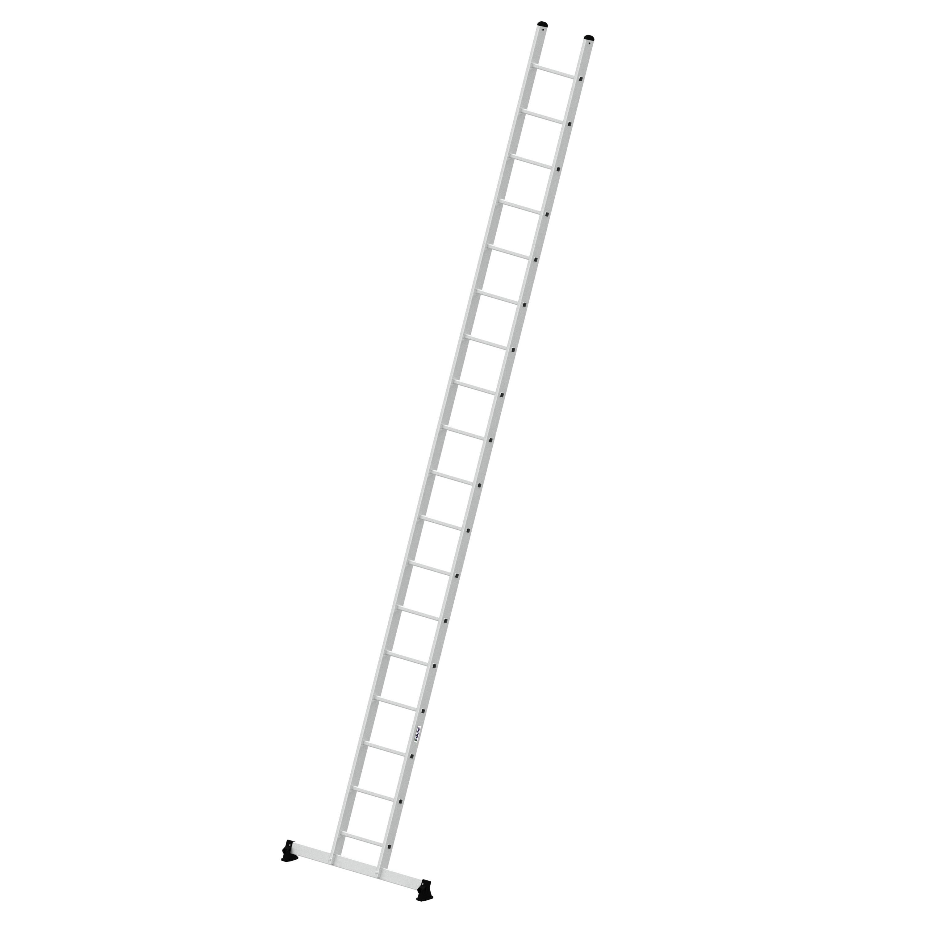 Sprossen-Anlegeleiter mit nivello®-Traverse 18 Sprossen