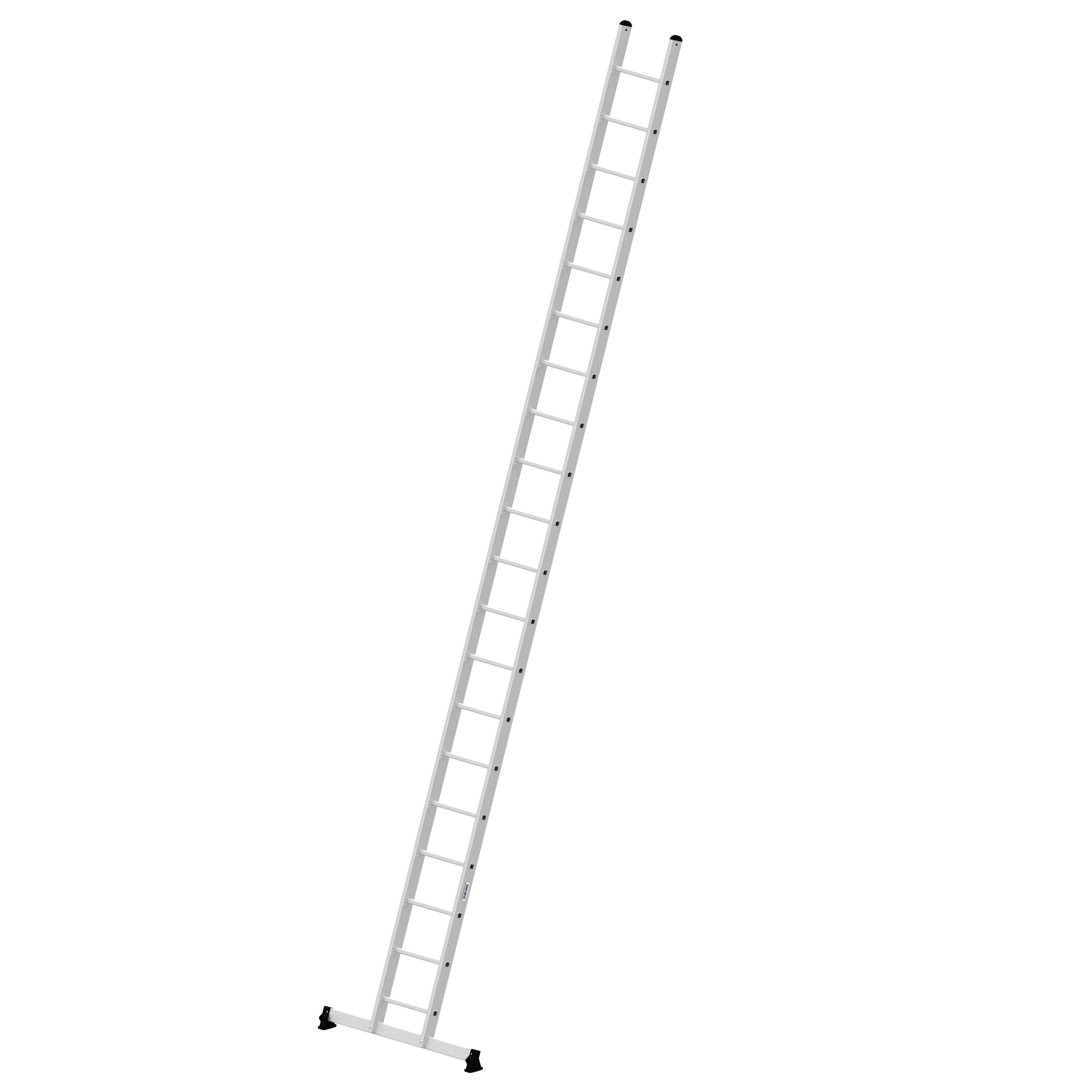 Sprossen-Anlegeleiter mit nivello®-Traverse 20-Sprossen