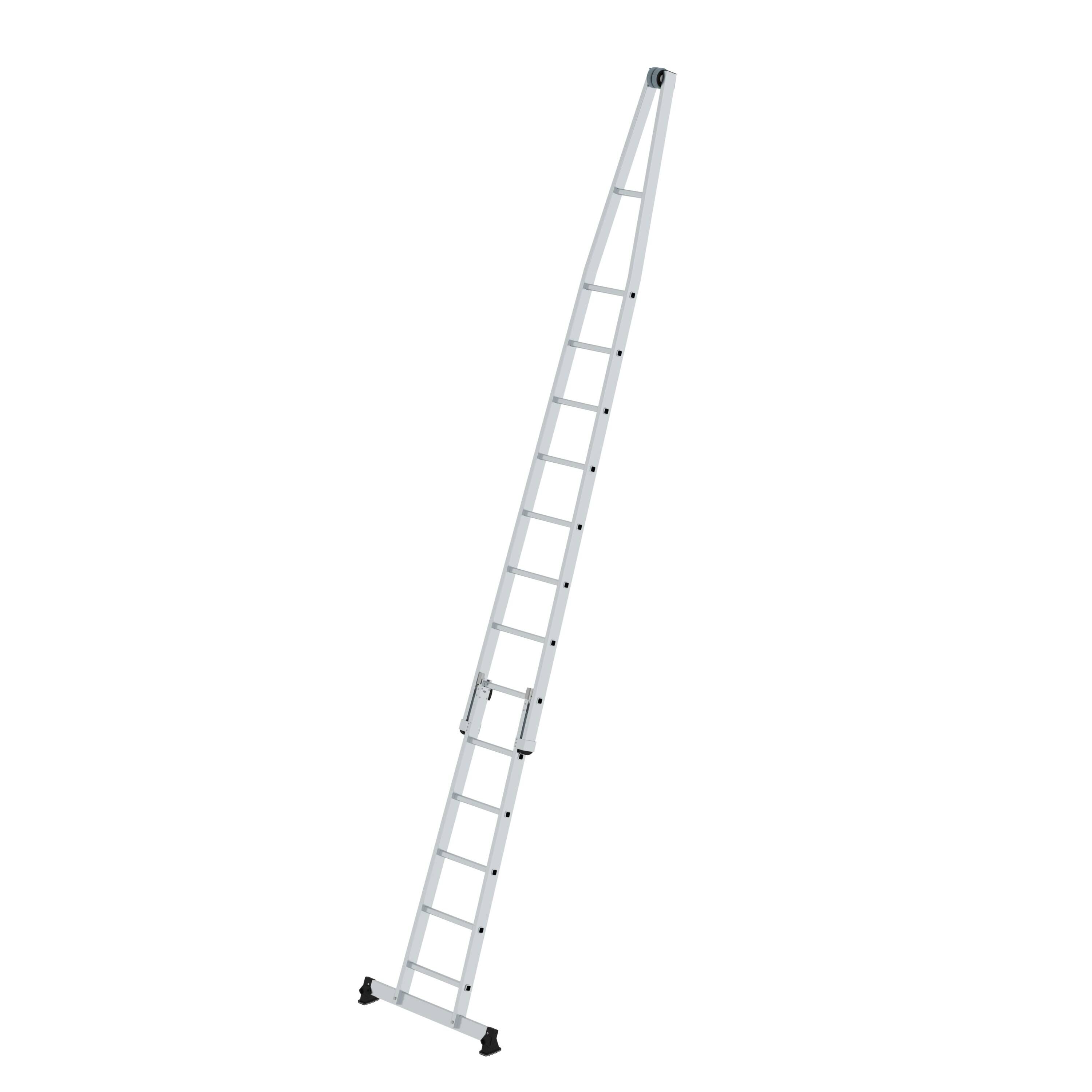 Sprossen-Glasreinigerleiter Satz mit nivello®-Traverse 2-teilig