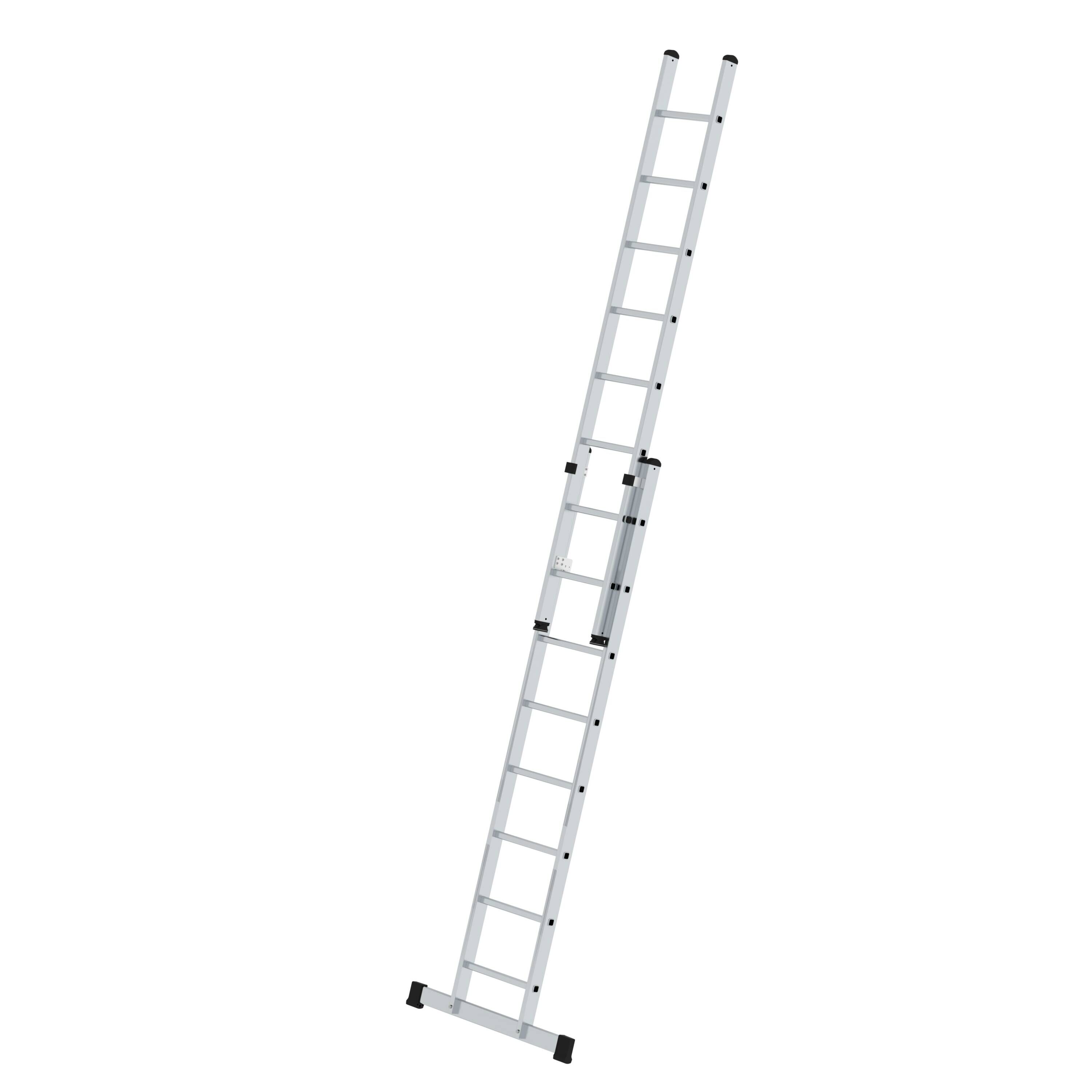 MUNKp208081775762446bobbie Sprossen-Schiebeleiter 2-teilig mit Standard-Traverse