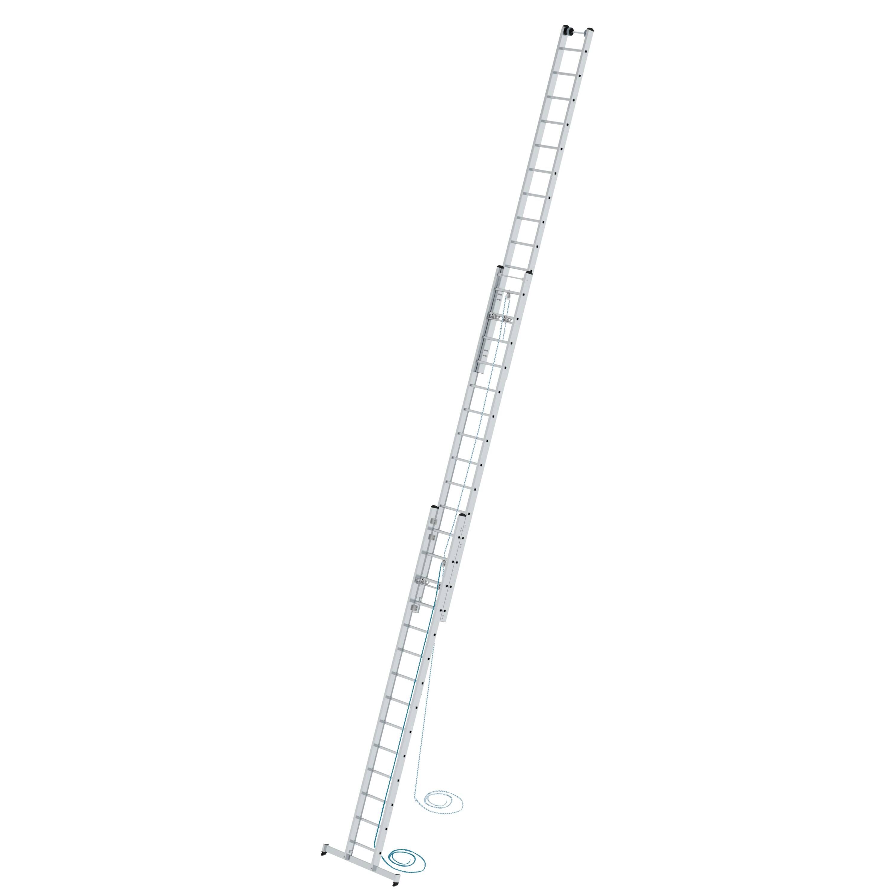 MUNKp224141698234527bobbie Sprossen-Seilzugleiter 3-teilig mit nivello®-Traverse