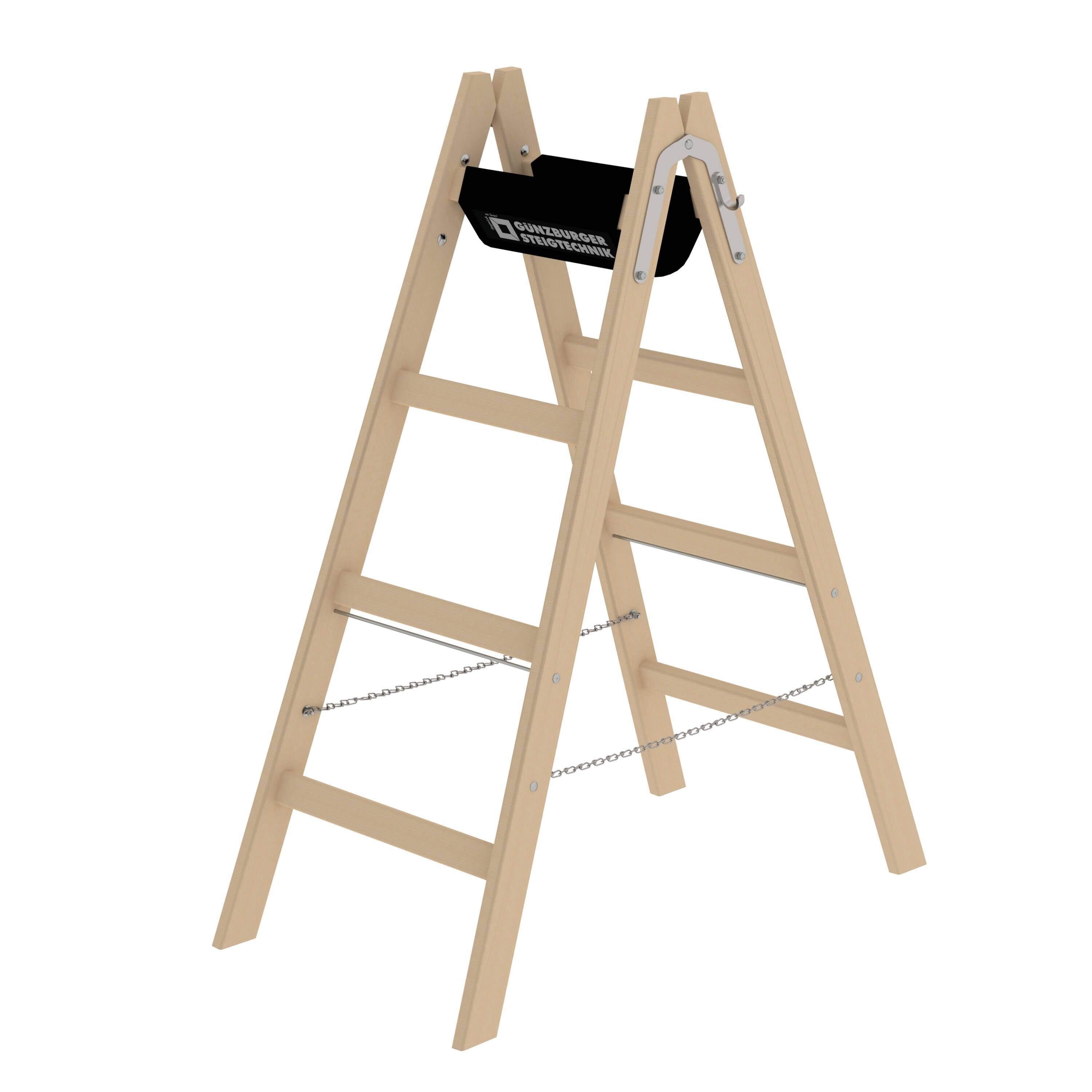 Sprossen-Stehleiter Holz