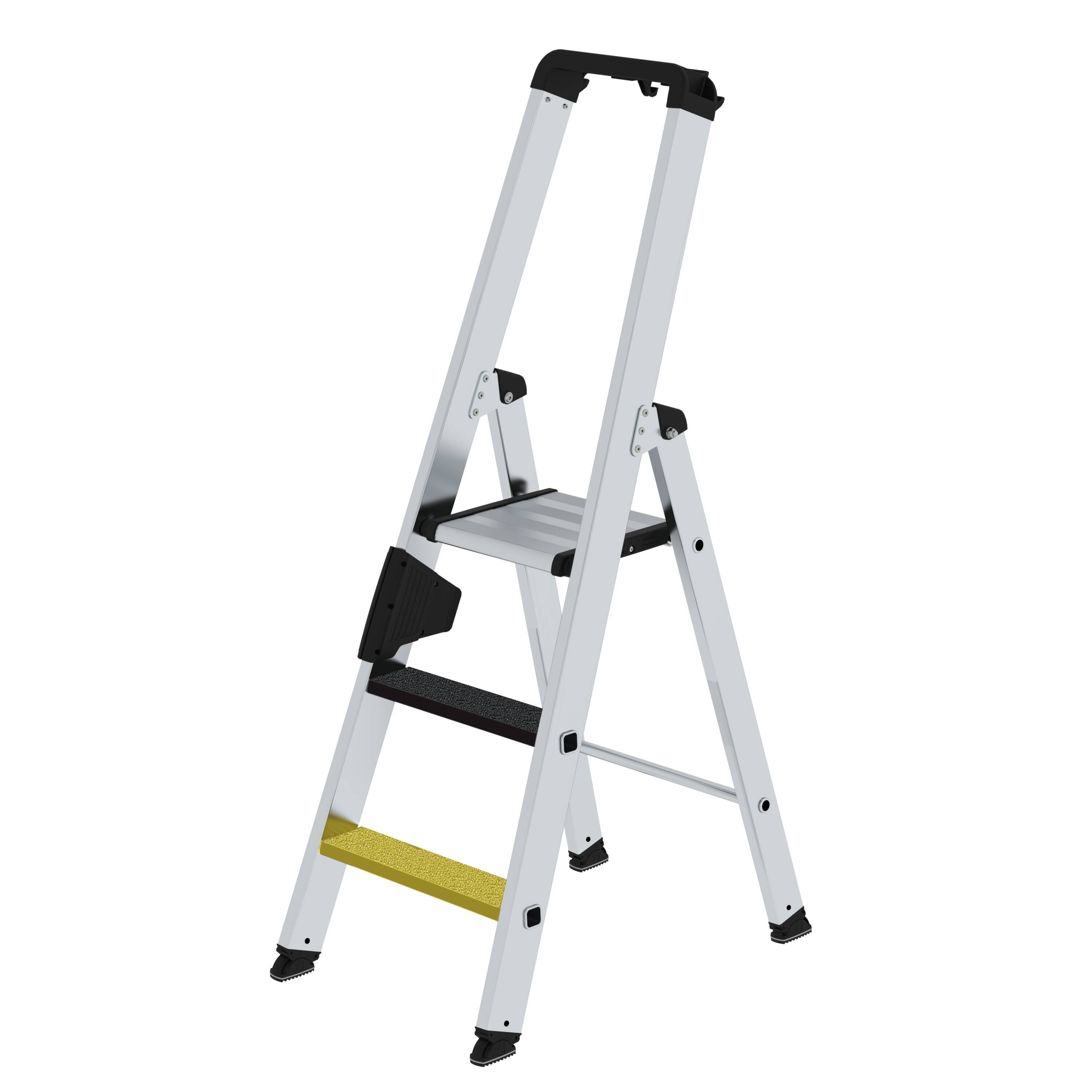 Stufen-Stehleiter einseitig begehbar mit clip-step R13