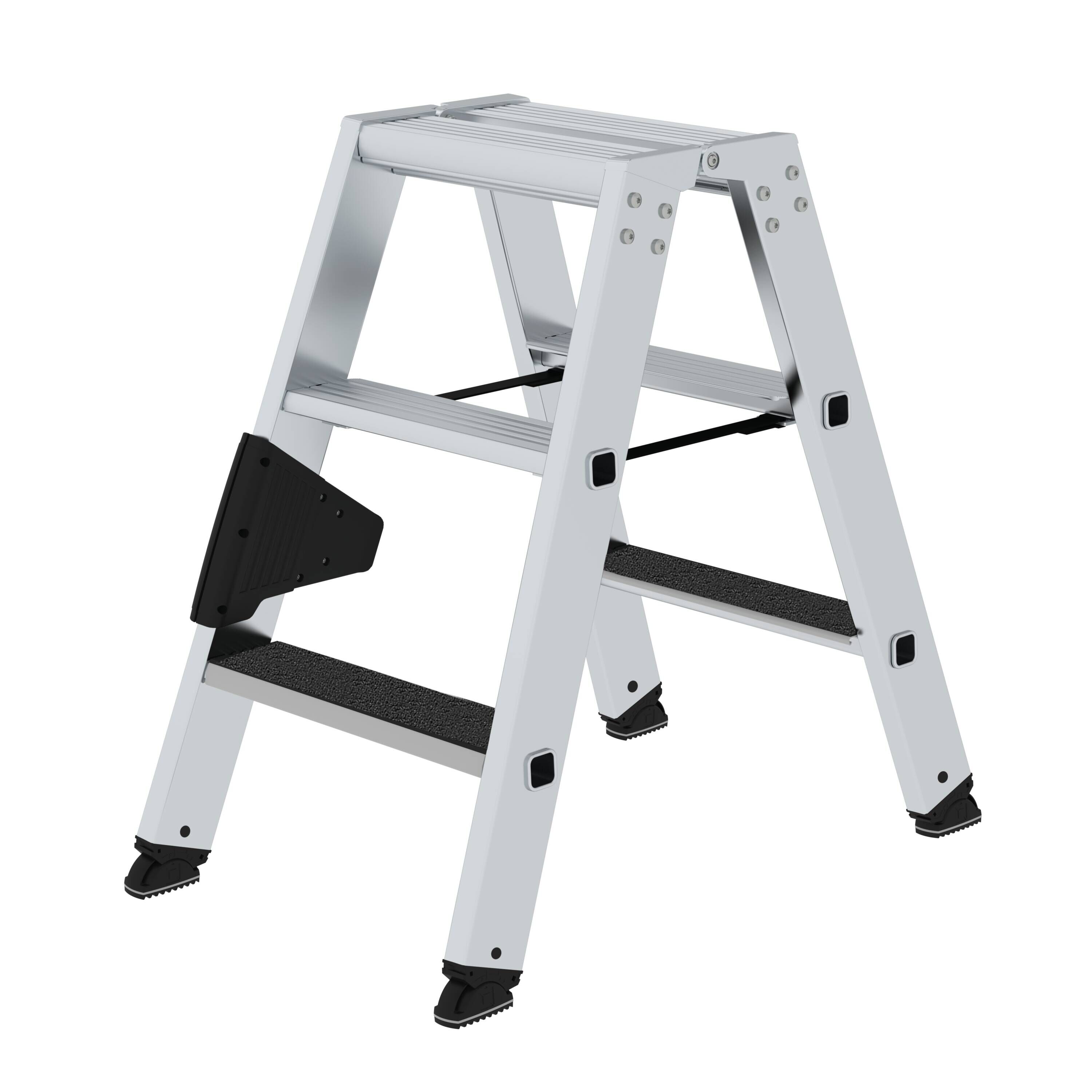 Stufen-Stehleiter beidseitig begehbar mit clip-step R13