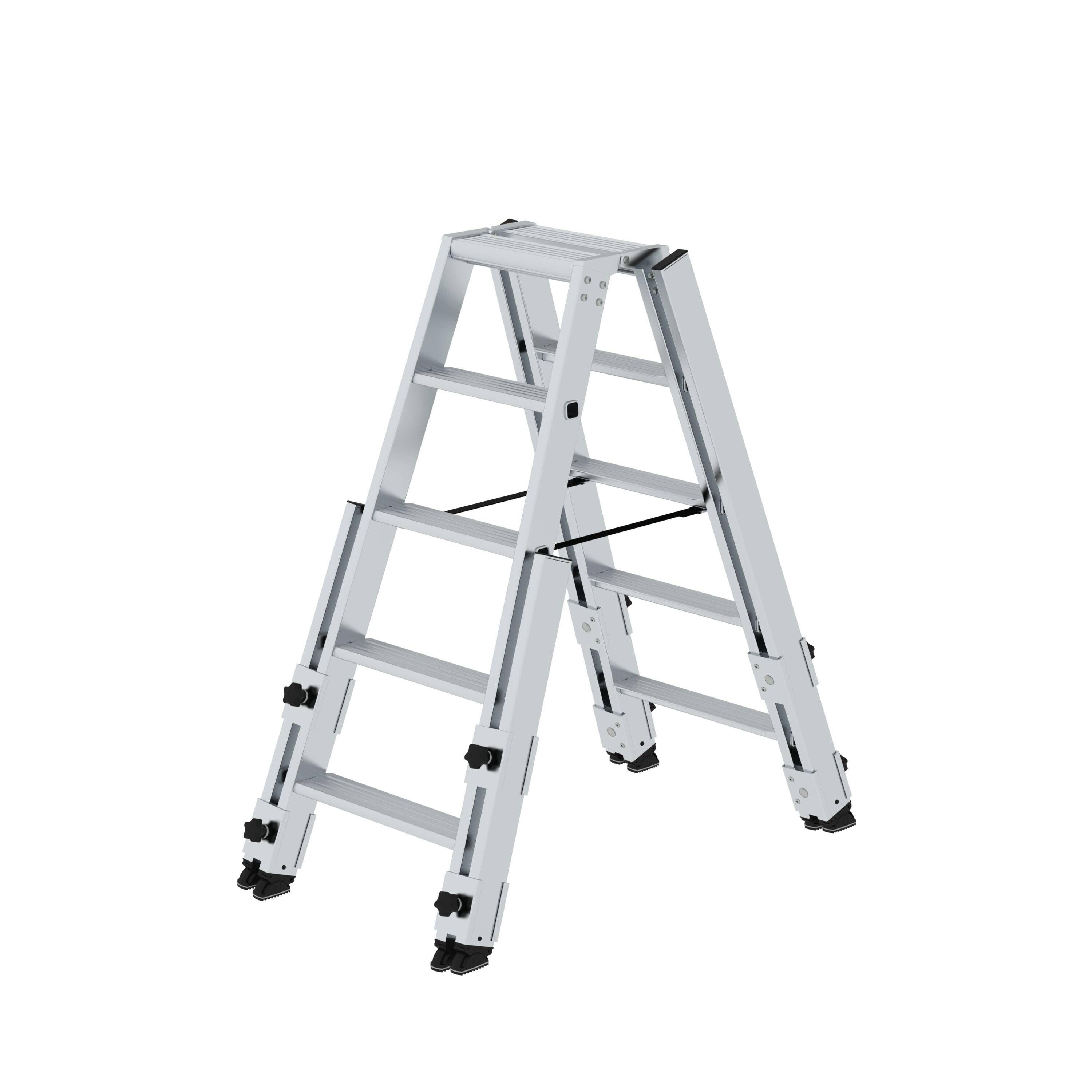 Stufen-Stehleiter treppengängig