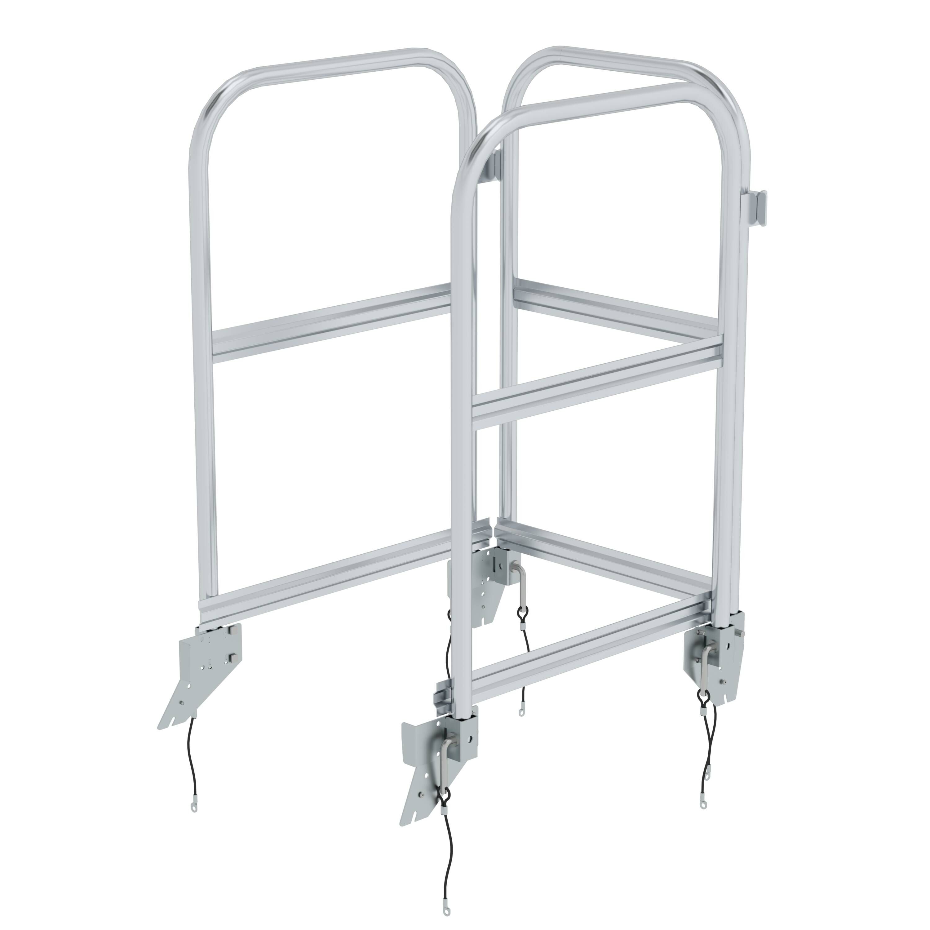 MUNKp502401700749185bobbie Geländer steckbare Ausführung für Podesttreppen