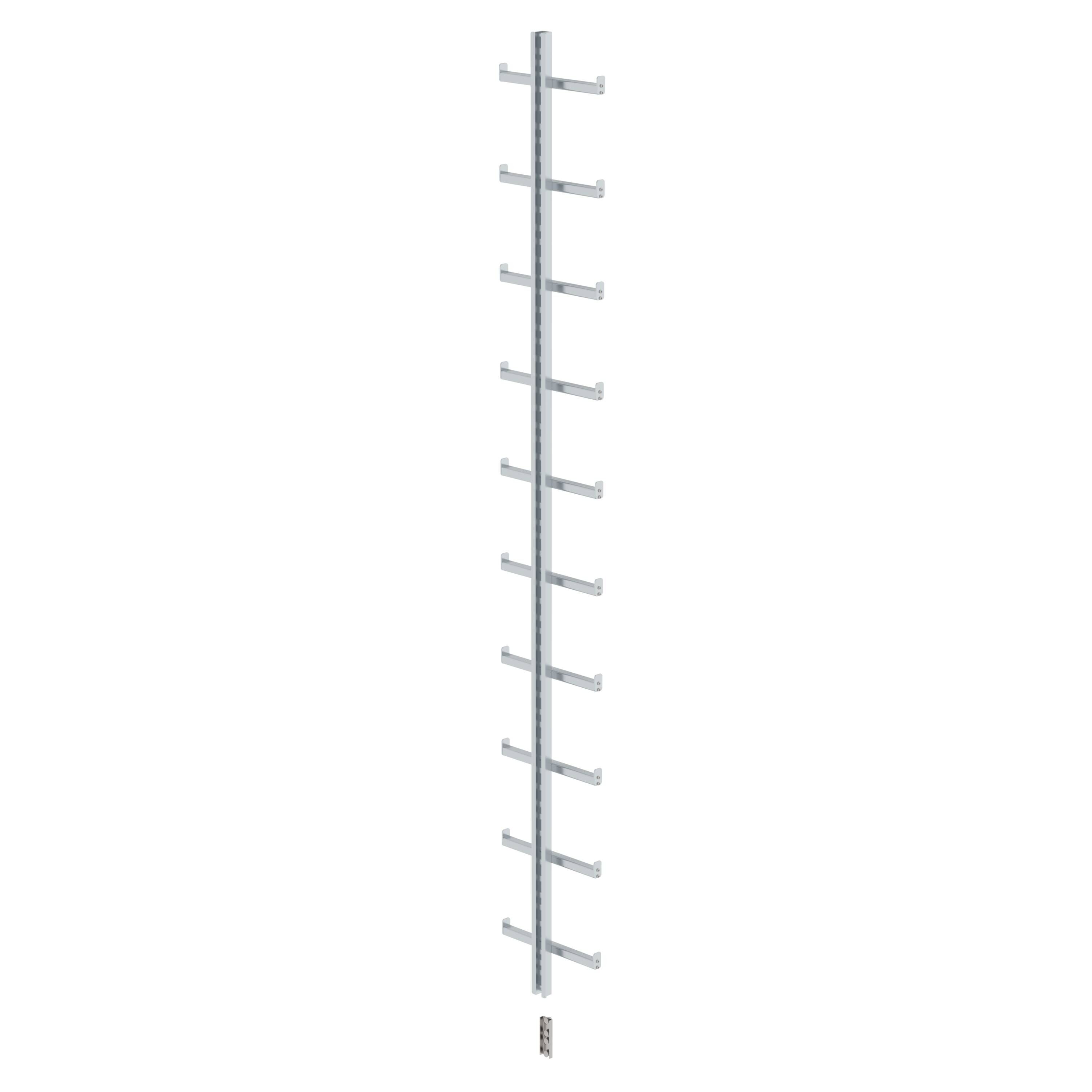 Einholmleiter Aluminium