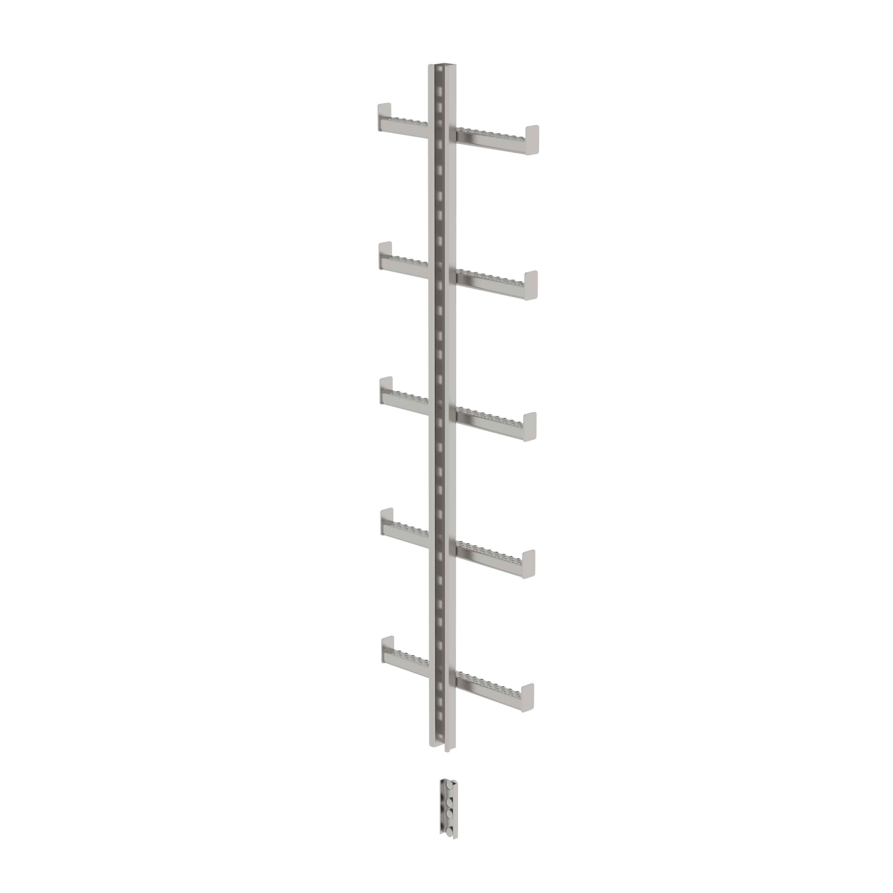Einholmleiter Edelstahl V4A (1.4571) 1,4m