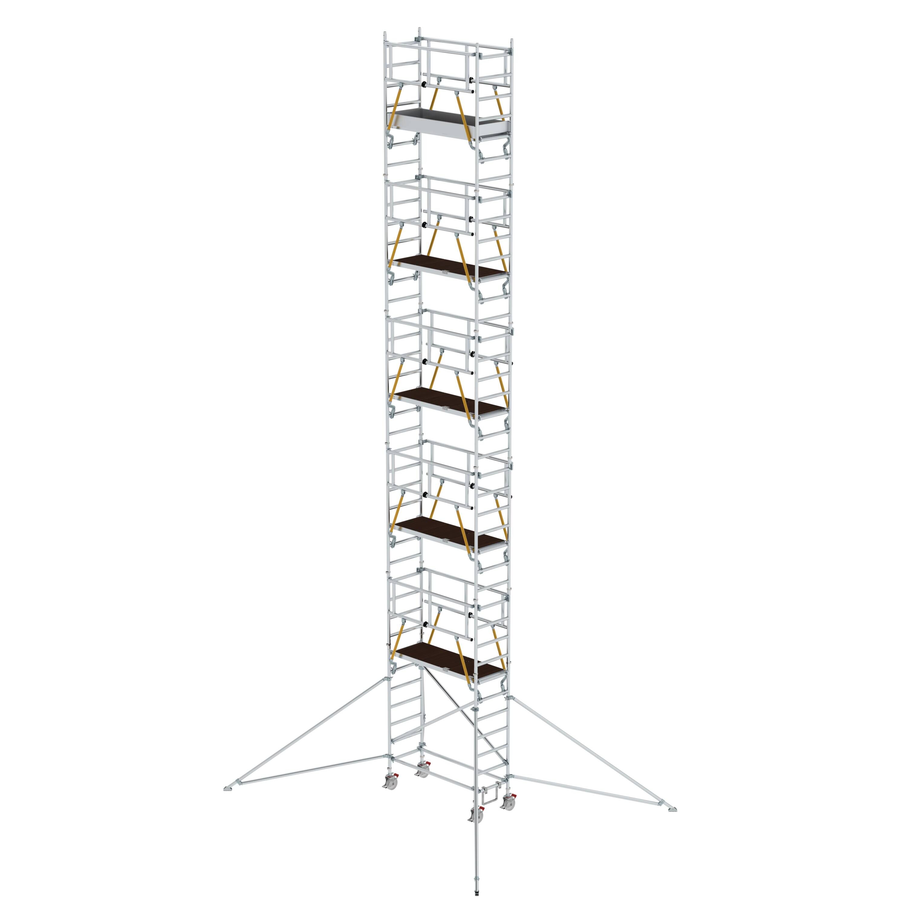 MUNK1540491775761121bobbie Rollgerüst SG 0,75 x 1,80 m mit Ausleger Plattformhöhe 10,35 m