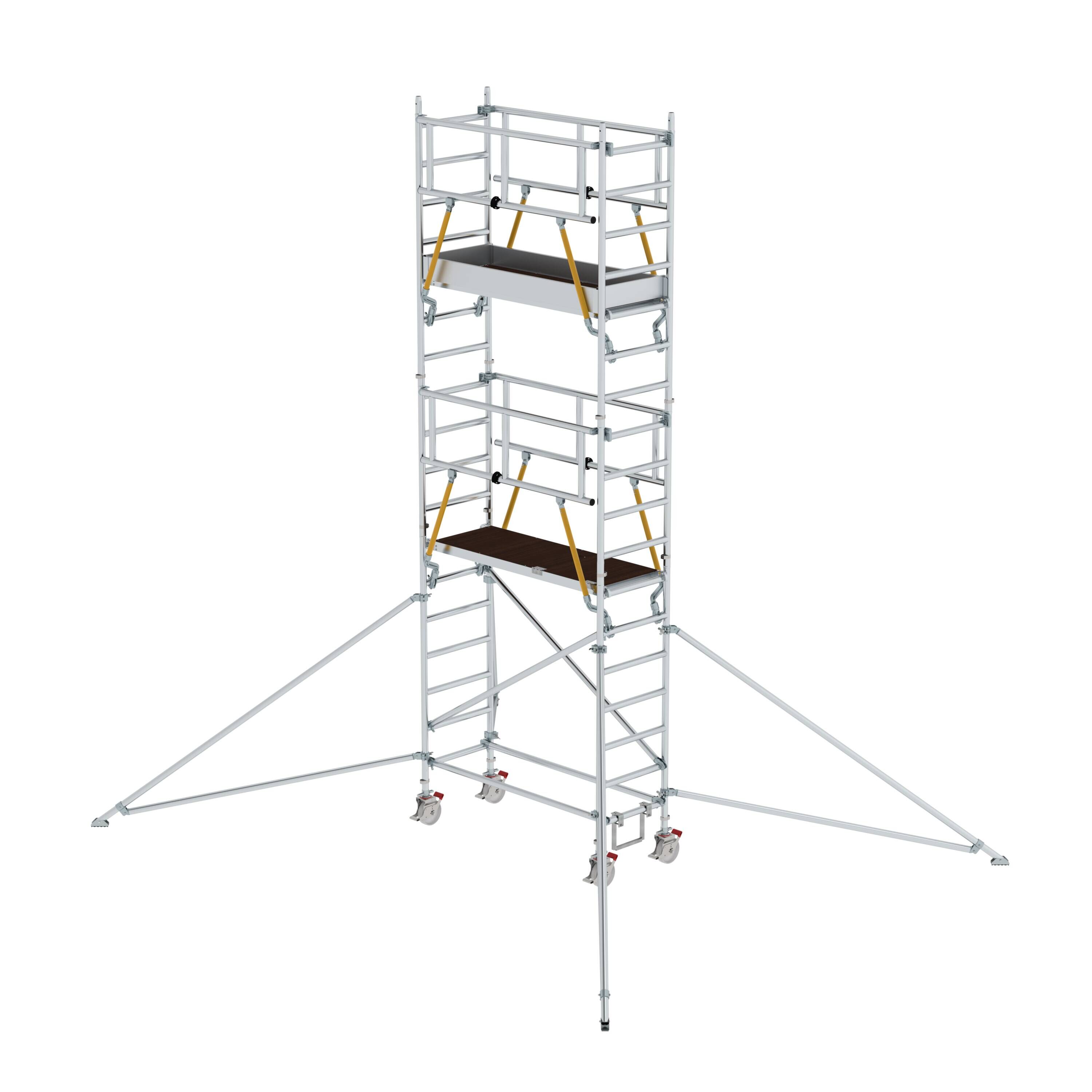 MUNK1544491775761122bobbie Rollgerüst SG 0,75 x 1,80 m mit Ausleger Plattformhöhe 4,47 m