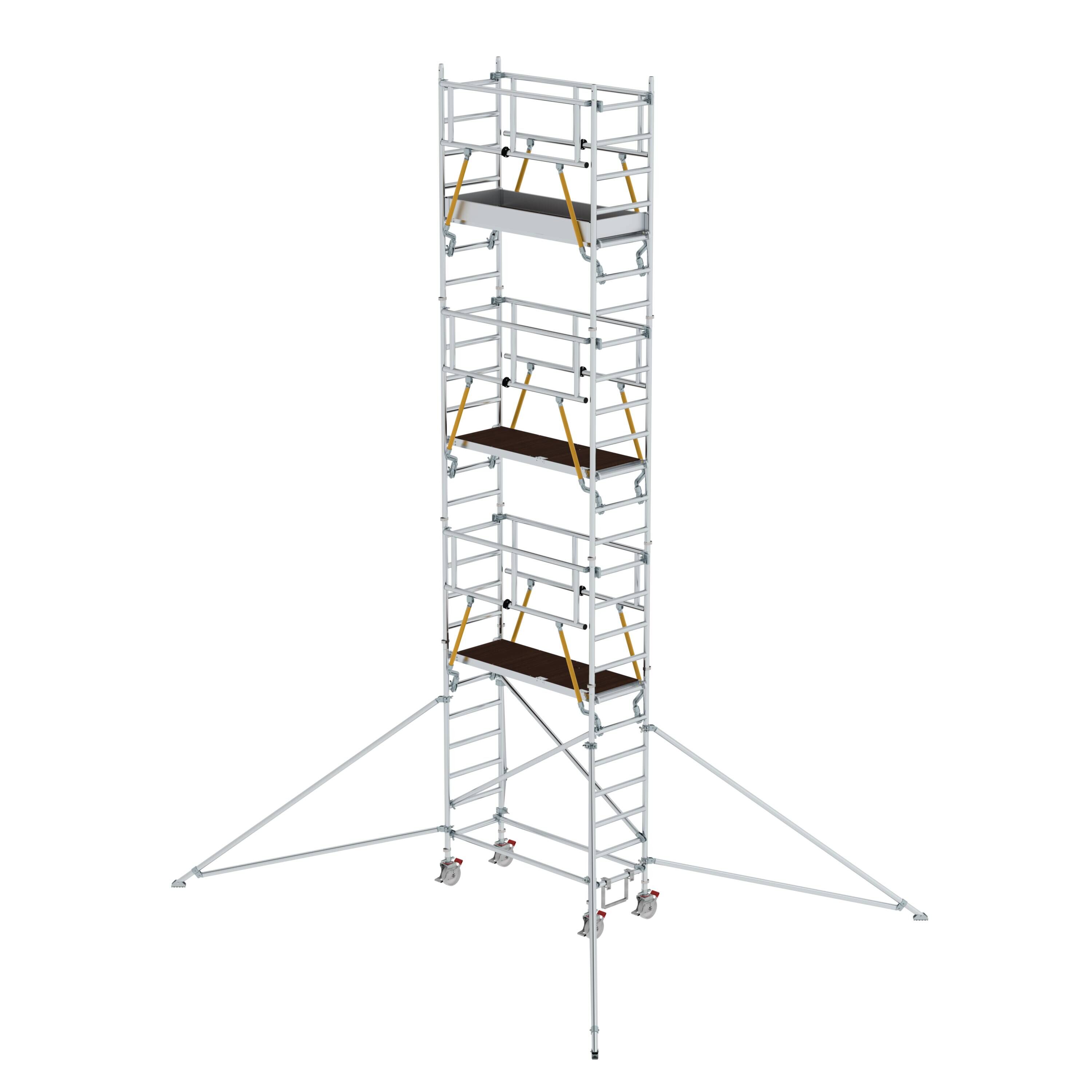 Rollgerüst SG 0,75 x 1,80 m mit Ausleger Plattformhöhe 6,43 m