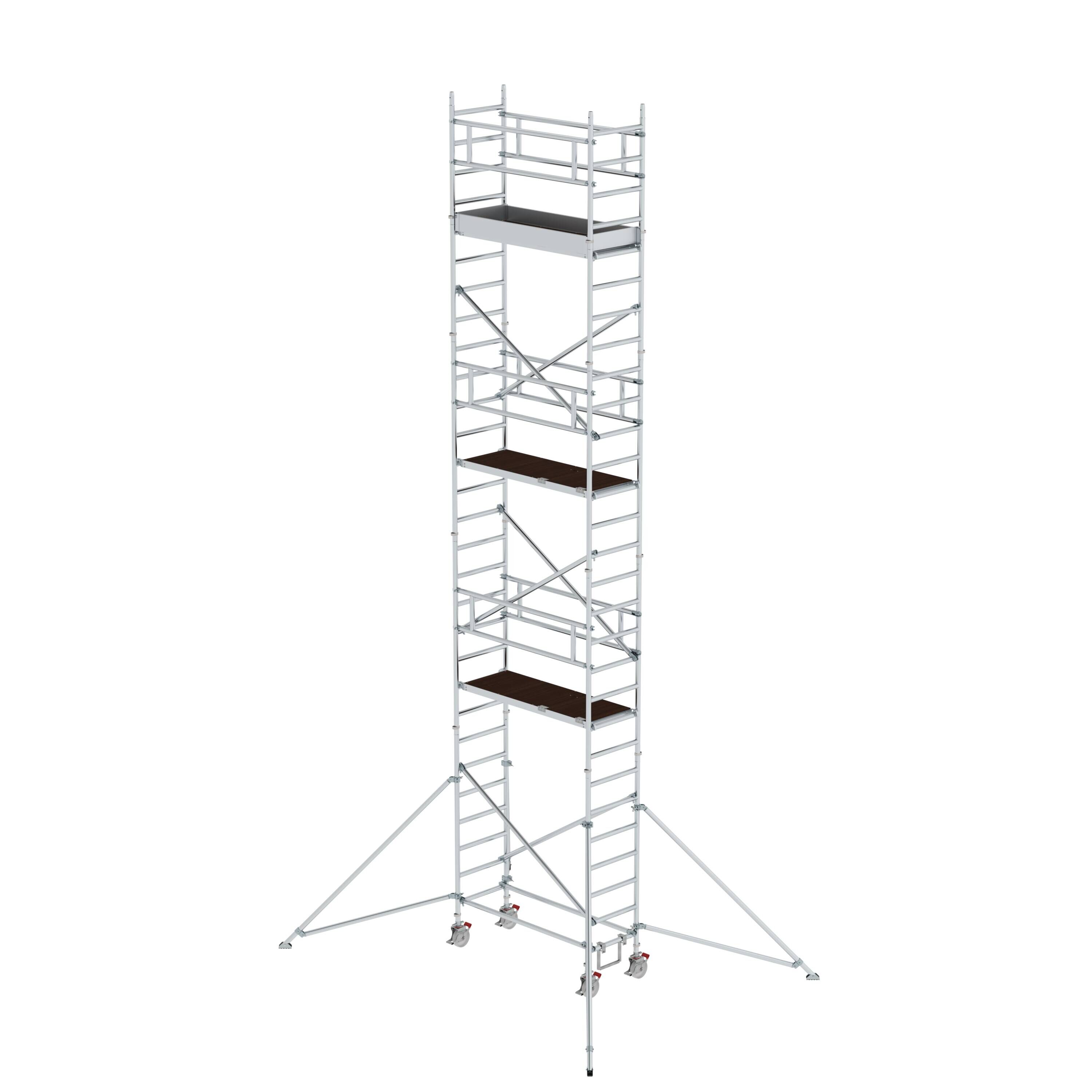 MUNK1547461775761113bobbie Rollgerüst 0,75 x 1,80 m mit Ausleger Plattformhöhe 7,35 m