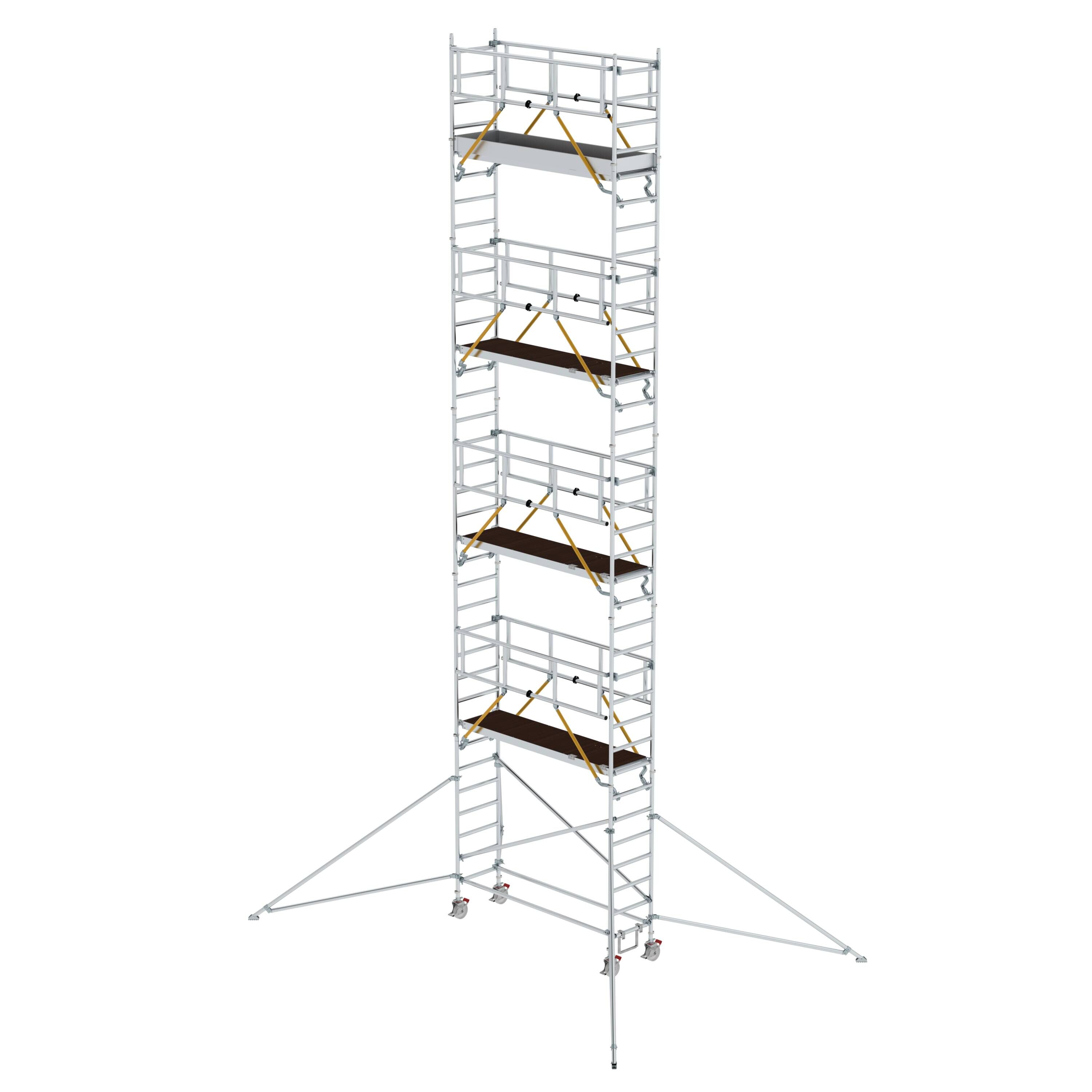 Rollgerüst SG 0,75 x 2,45 m mit Ausleger Plattformhöhe 9,51 m