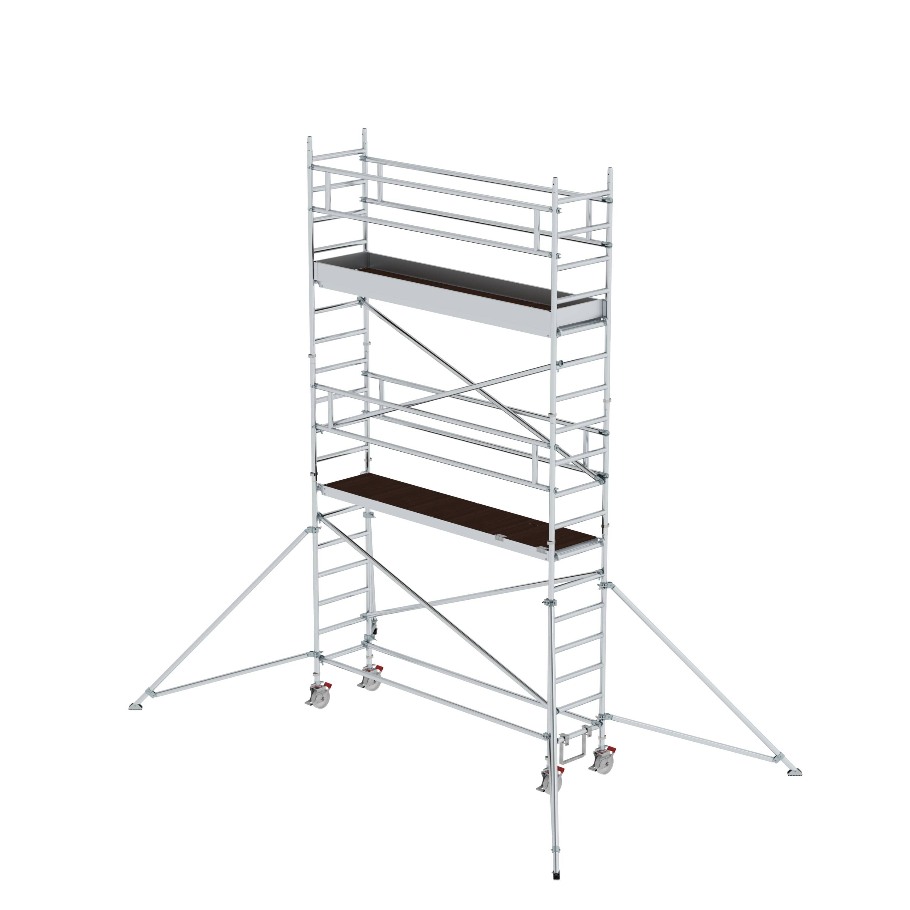 MUNK1564461775761119bobbie Rollgerüst 0,75 x 3,0 m mit Ausleger Plattformhöhe 4,35 m
