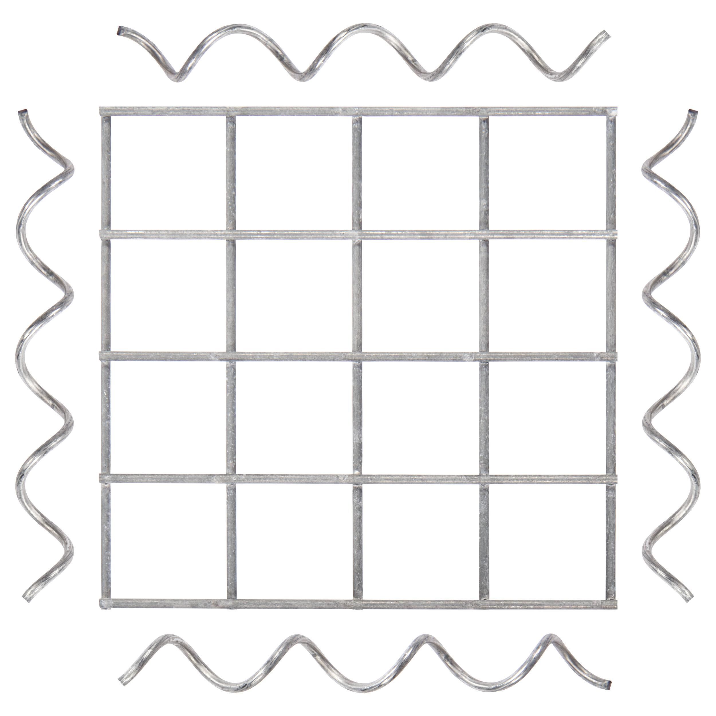 GAB00011deck551707317150bobbie Deckel für Säule MW 5 x 5 cm inkl. 4 Montagespiralen