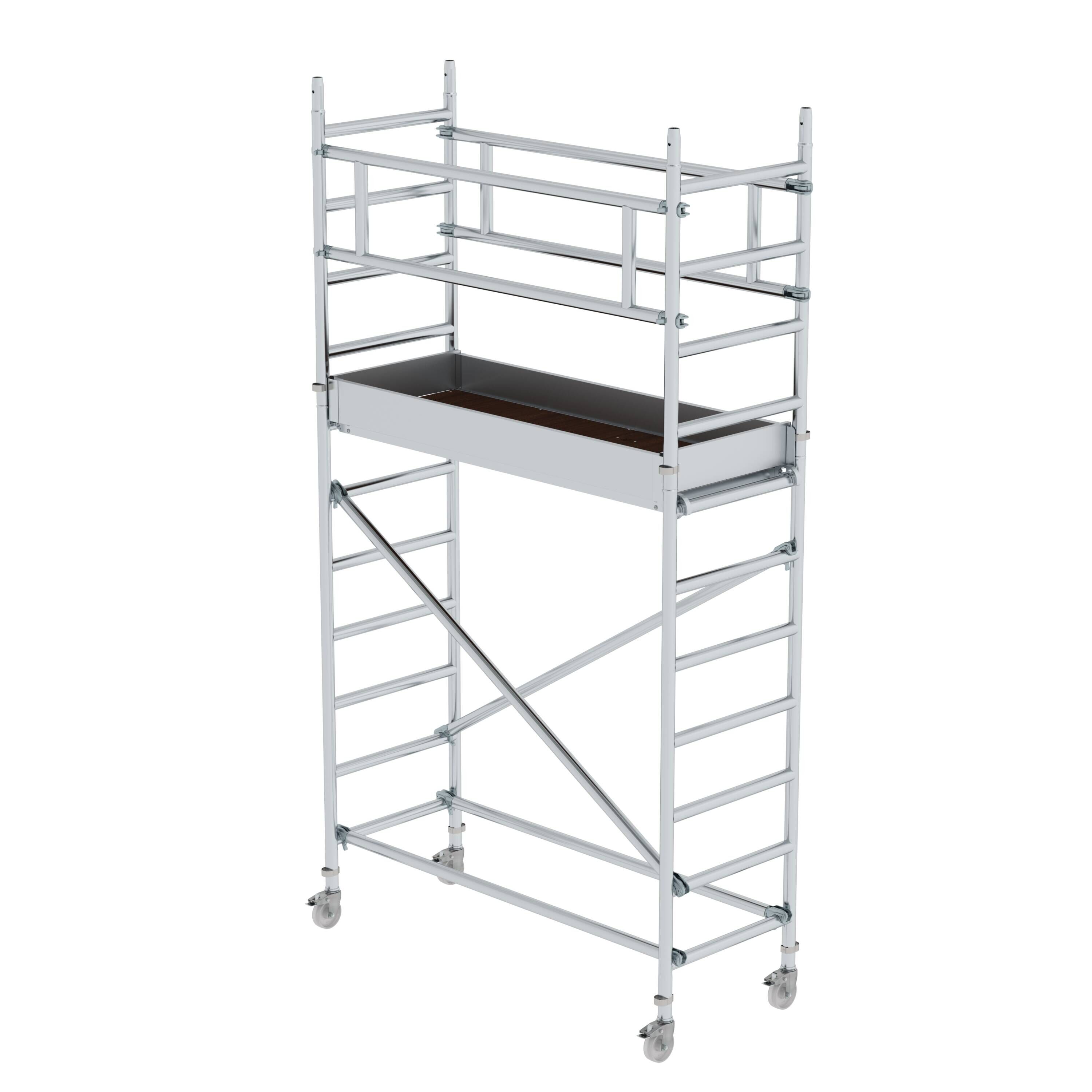 MUNK1662201775761131bobbie Standard-Rollgerüst 0,75 x 1,80 m Plattformhöhe 2,20 m