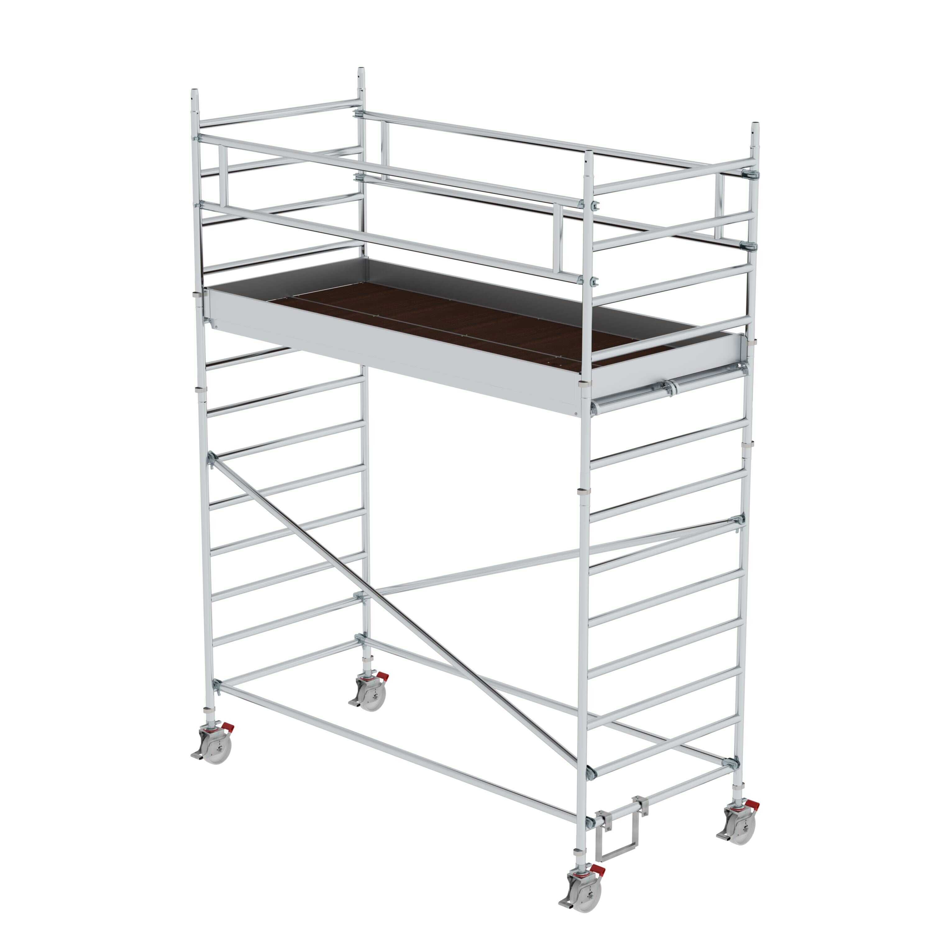 Rollgerüst 1,35 x 3,0 m mit Doppel-Plattform Plattformhöhe 3 m