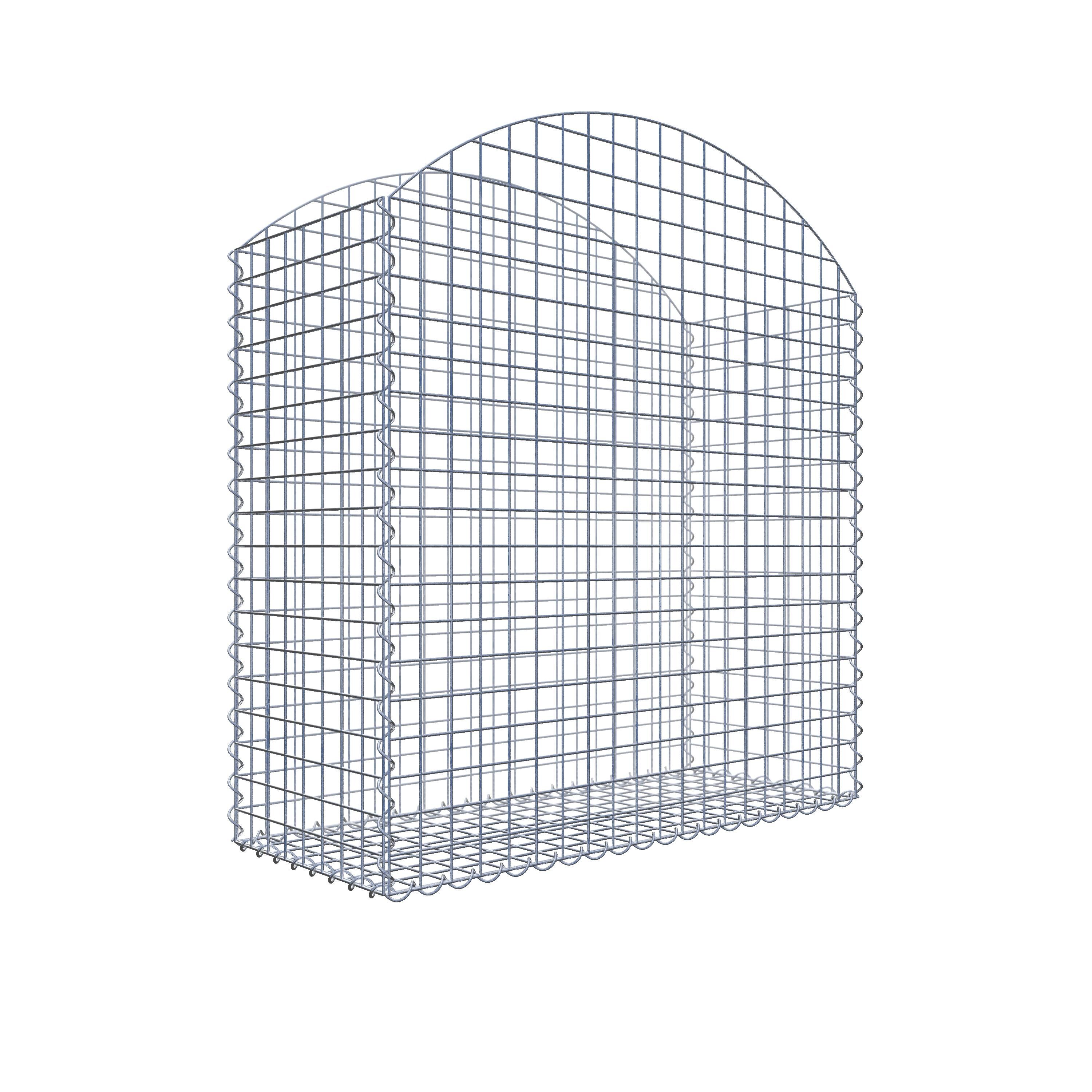 Gabione mit Oberbogen 100 cm x 110 cm x 40 cm (L x H x T)