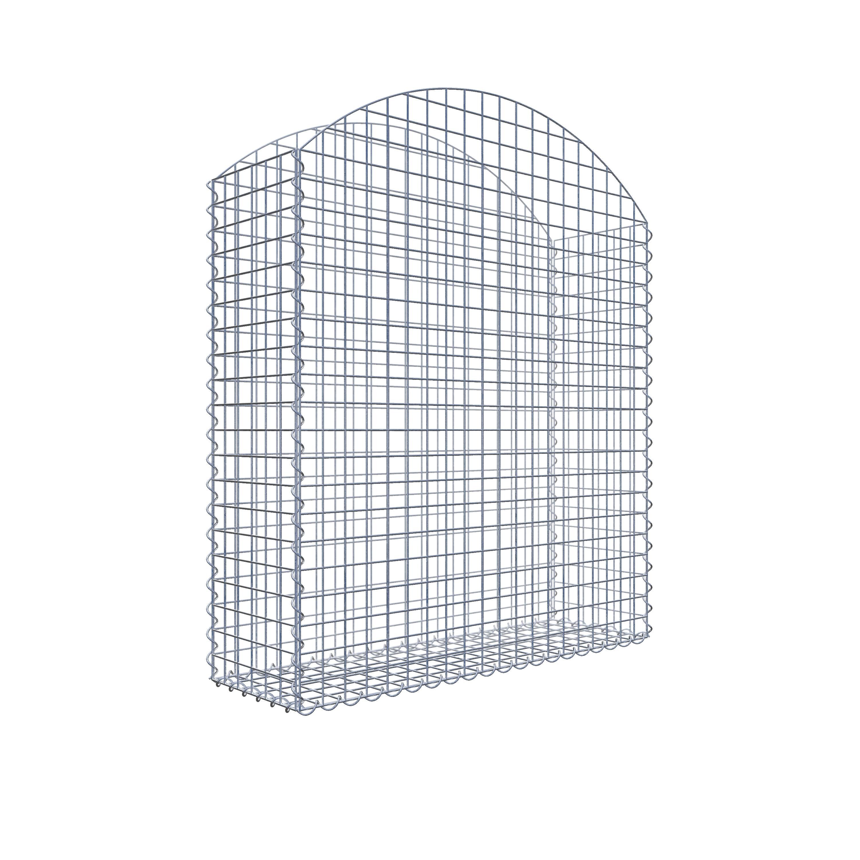 Gabione mit Oberbogen 100 cm x 120 cm x 30 cm (L x H x T)