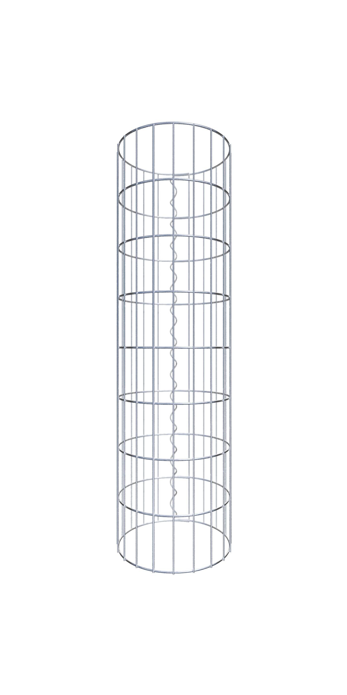 Gabionensäule Durchmesser 32 cm, MW 5 x 10 cm rund - Höhe: 0,80 m