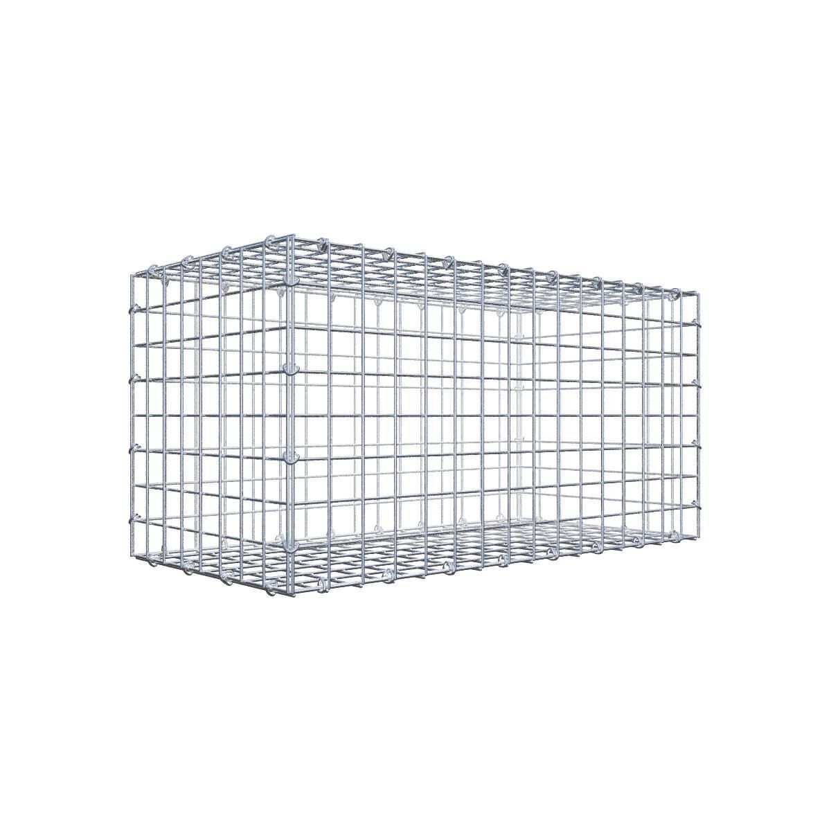 Gabione 80 cm x 40 cm x 40 cm (L x H x T), Maschenweite 5 cm x 5 cm, C-Ring