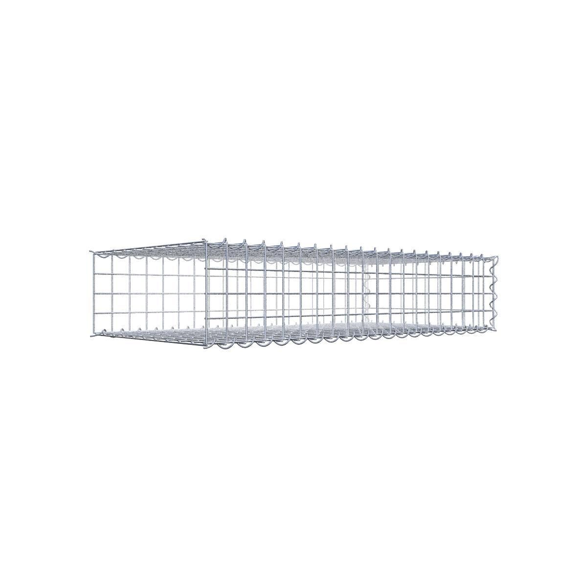 GAB041841707317120bobbie Anbaugabione Typ 2 100 cm x 20 cm x 50 cm (L x H x T), Maschenweite 5 cm x 5 cm, Spirale