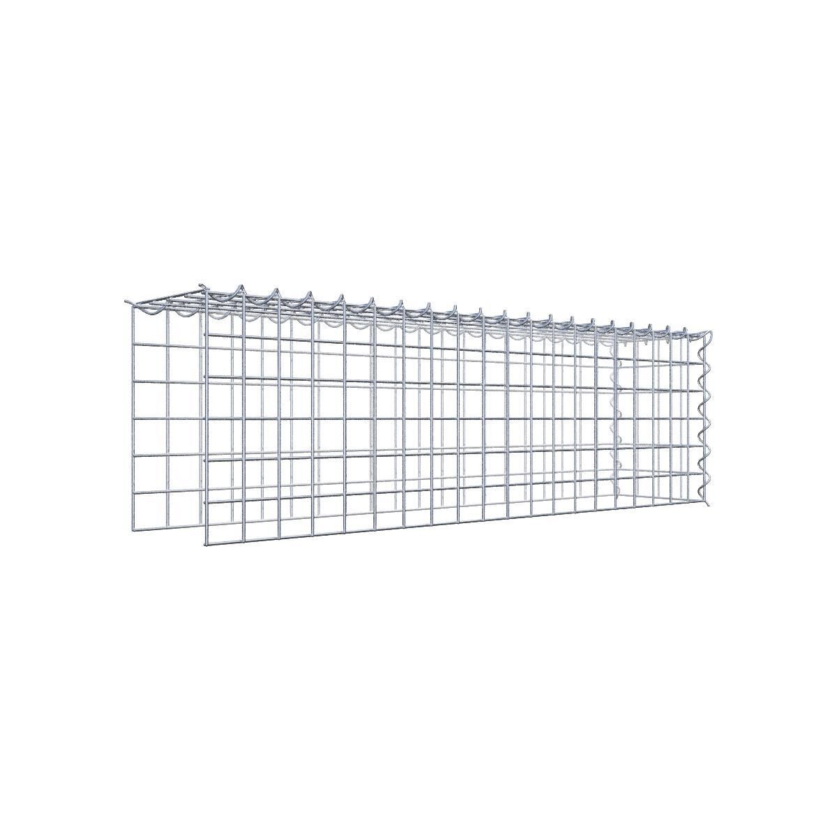 GAB0050991702975461bobbie Anbaugabione Typ 4 100 cm x 30 cm x 20 cm (L x H x T), Maschenweite 5 cm x 5 cm, Spirale