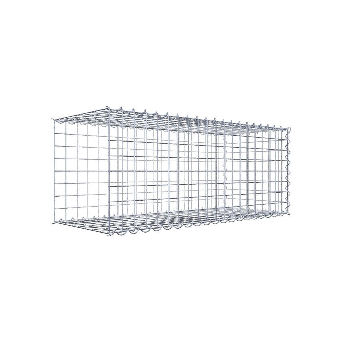 Anbaugabione Typ 2 100 cm x 40 cm x 40 cm (L x H x T), Maschenweite 5 cm x 5 cm, Spirale