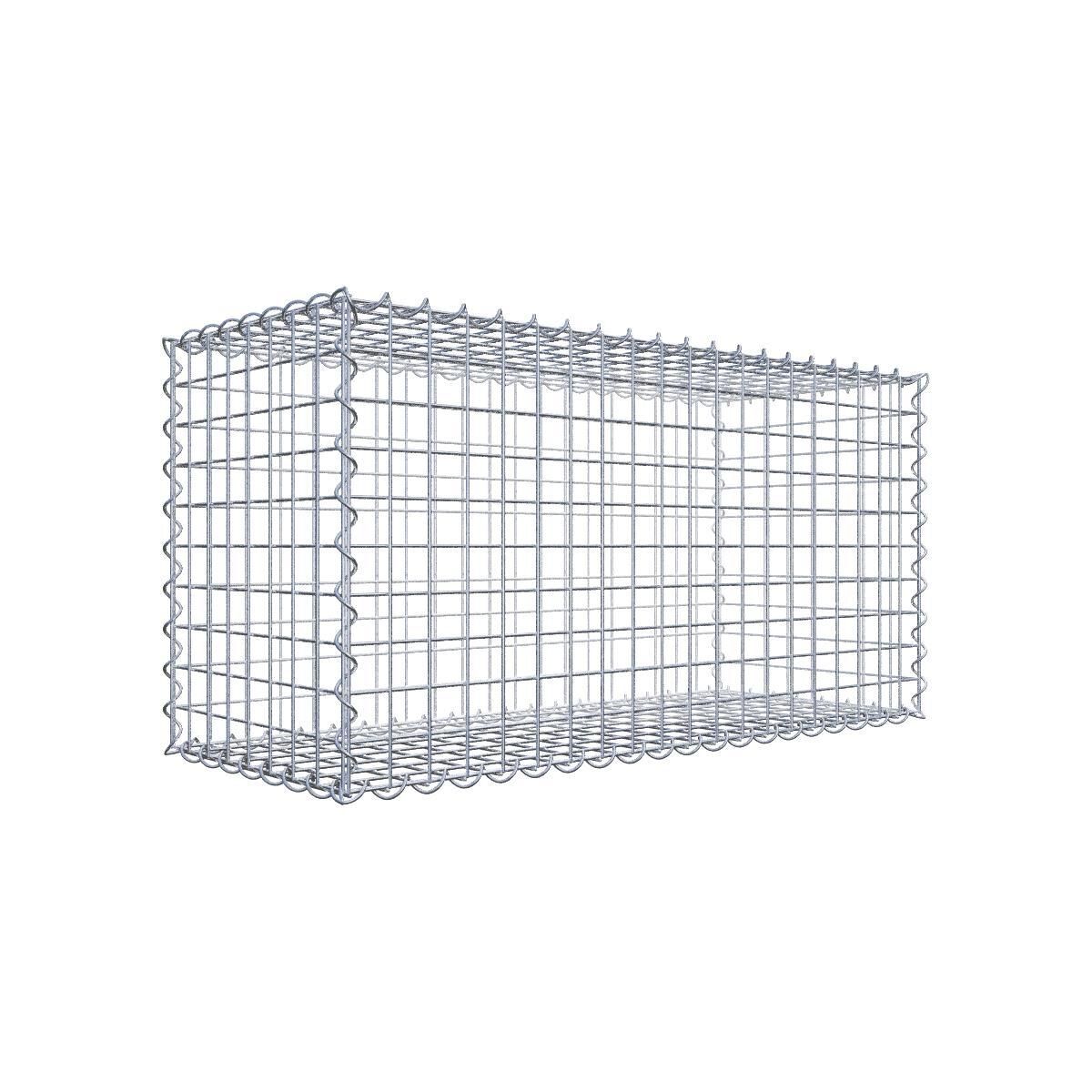 GAB0038421702975635bobbie Gabione 100 cm x 50 cm x 40 cm (L x H x T), Maschenweite 5 cm x 5 cm, Spirale