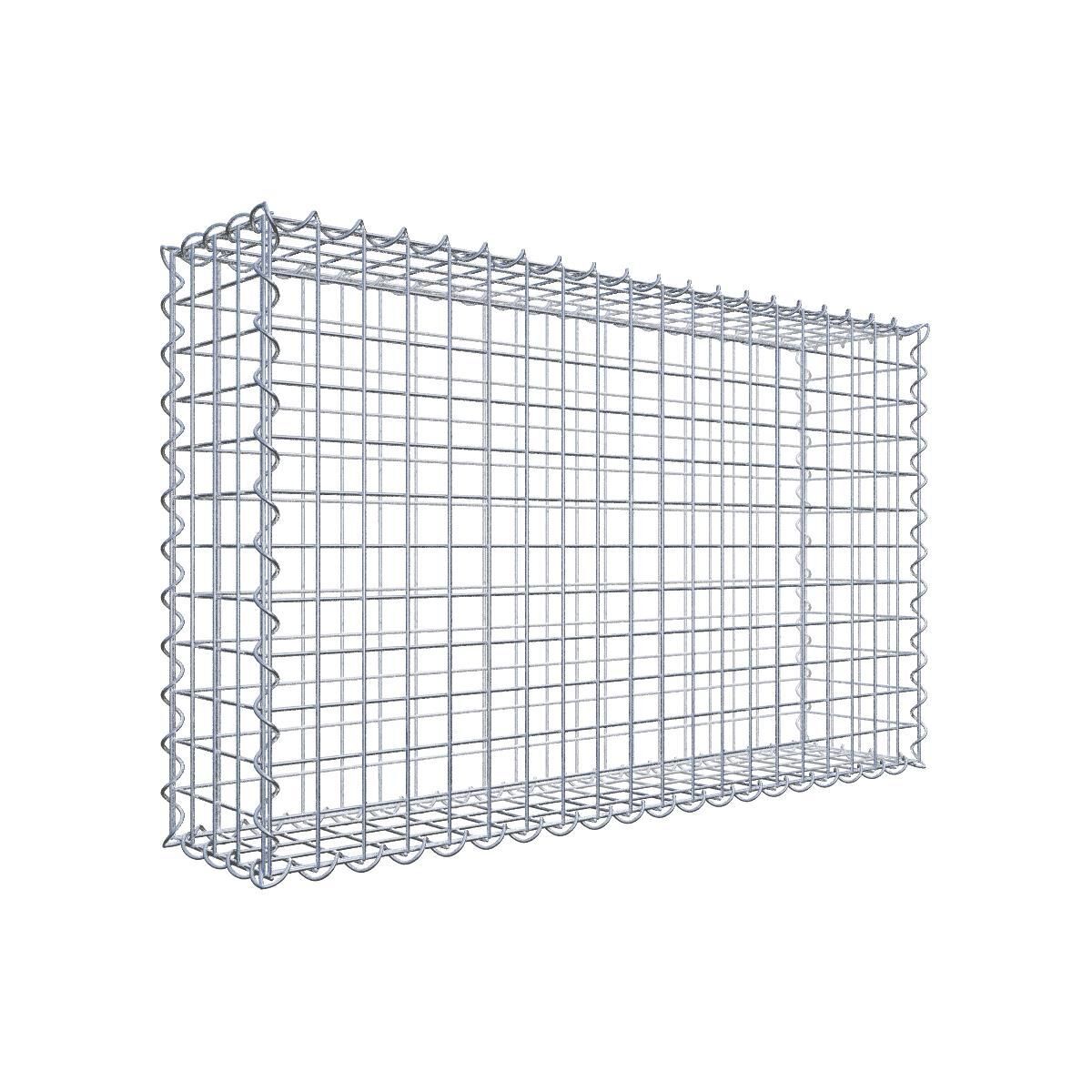 Gabione 100 cm x 60 cm x 20 cm (L x H x T), Maschenweite 5 cm x 5 cm, Spirale