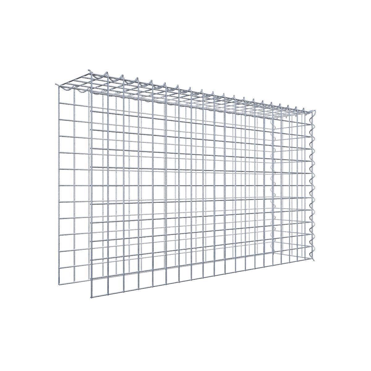 Anbaugabione Typ 4 100 cm x 60 cm x 20 cm (L x H x T), Maschenweite 5 cm x 5 cm, Spirale