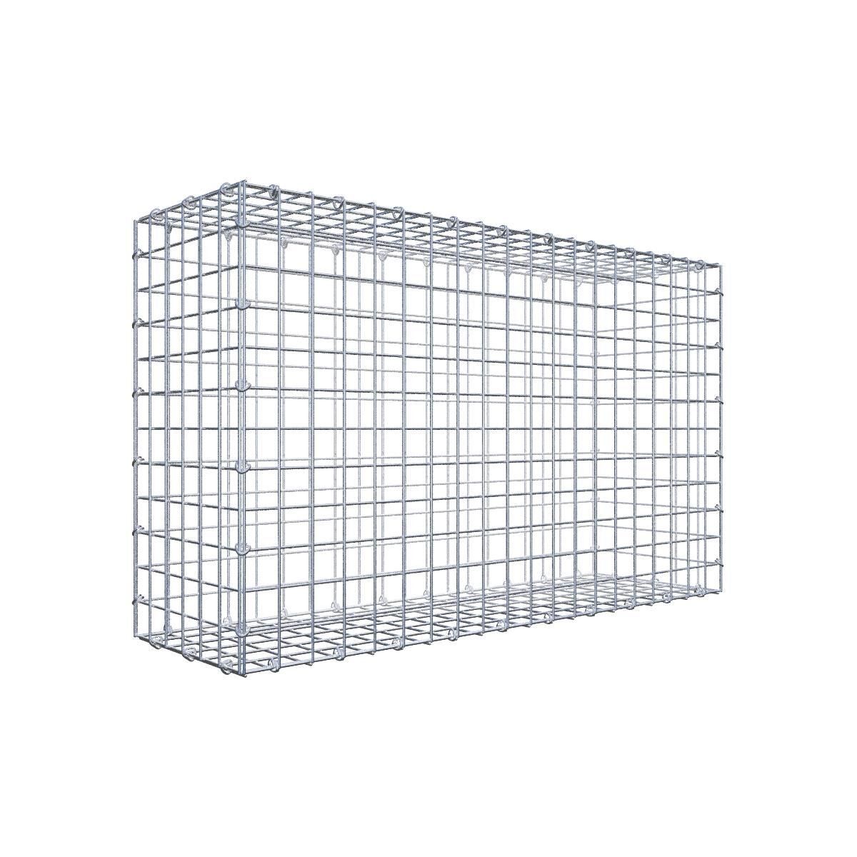 GAB0298591707317129bobbie Gabione 100 cm x 60 cm x 30 cm (L x H x T), Maschenweite 5 cm x 5 cm, C-Ring