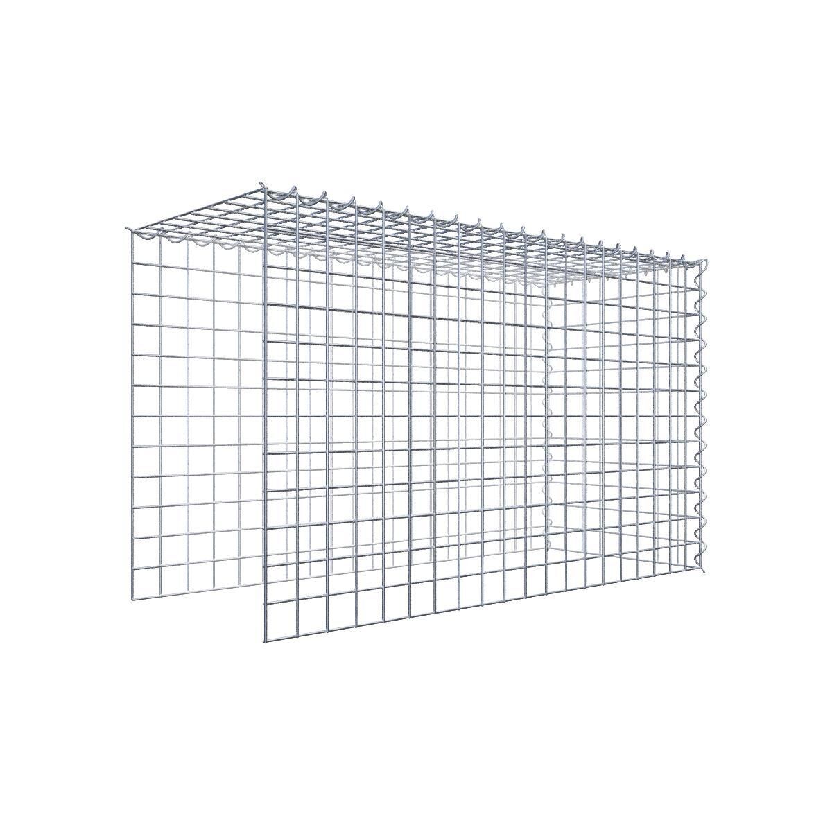 GAB052351707317120bobbie Anbaugabione Typ 4 100 cm x 60 cm x 40 cm (L x H x T), Maschenweite 5 cm x 5 cm, Spirale