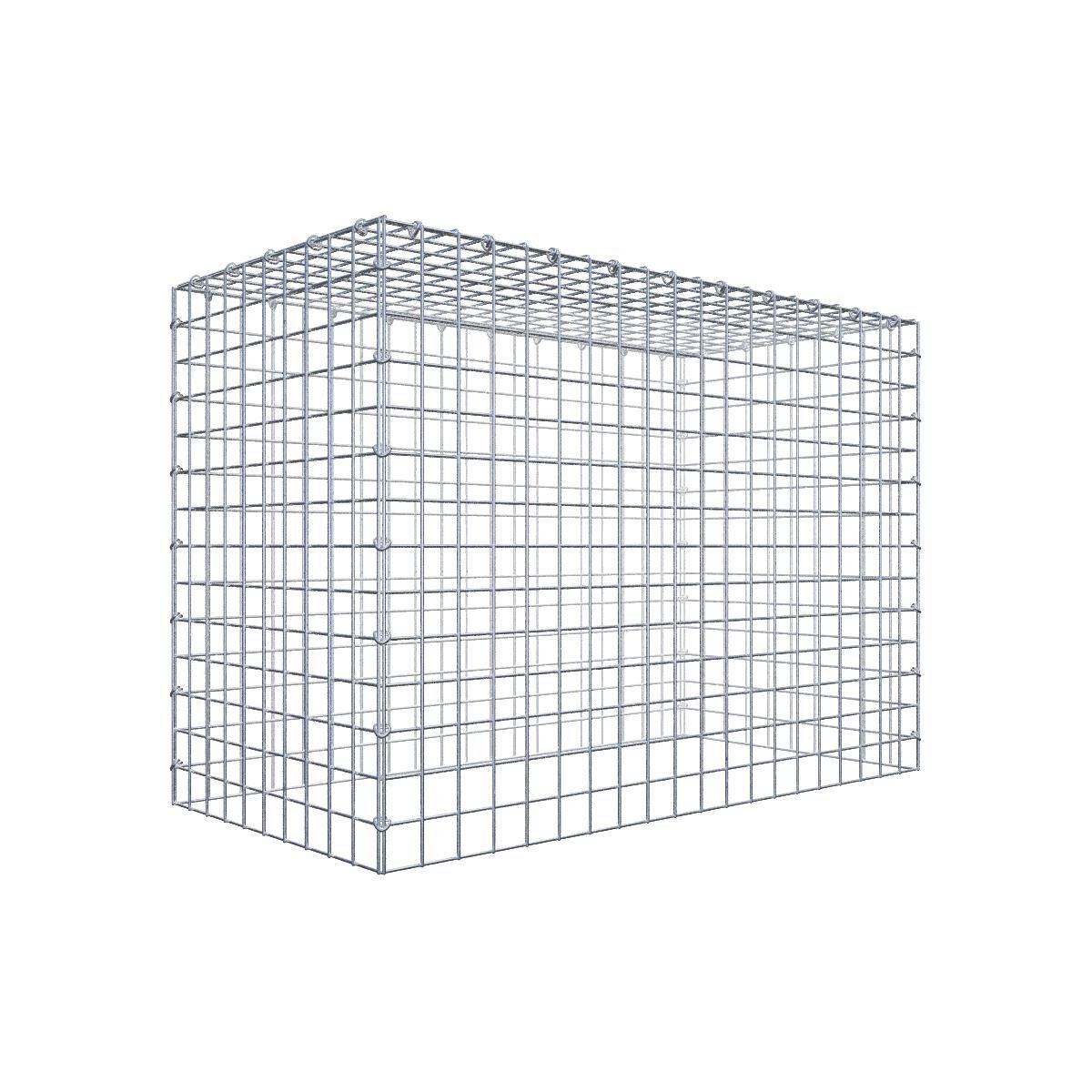 Anbaugabione Typ 3 100 cm x 70 cm x 50 cm (L x H x T), Maschenweite 5 cm x 5 cm, C-Ring