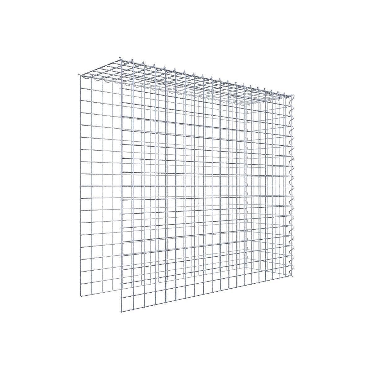 Anbaugabione Typ 4 100 cm x 90 cm x 30 cm (L x H x T), Maschenweite 5 cm x 5 cm, Spirale