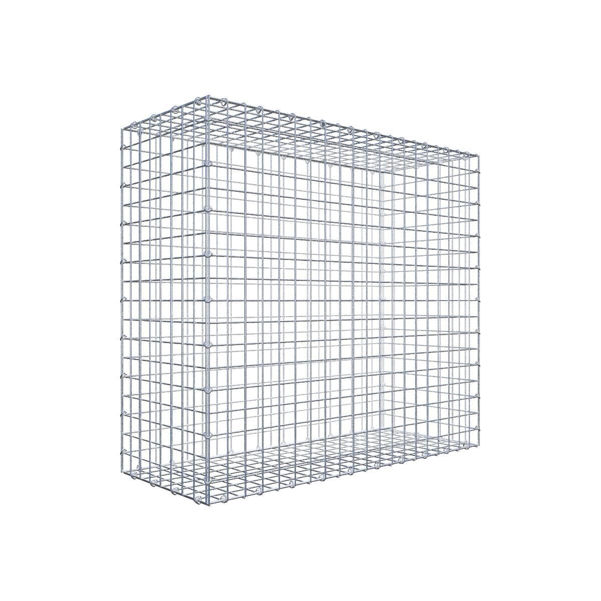 Gabione 100 cm x 90 cm x 40 cm (L x H x T), Maschenweite 5 cm x 5 cm, C-Ring