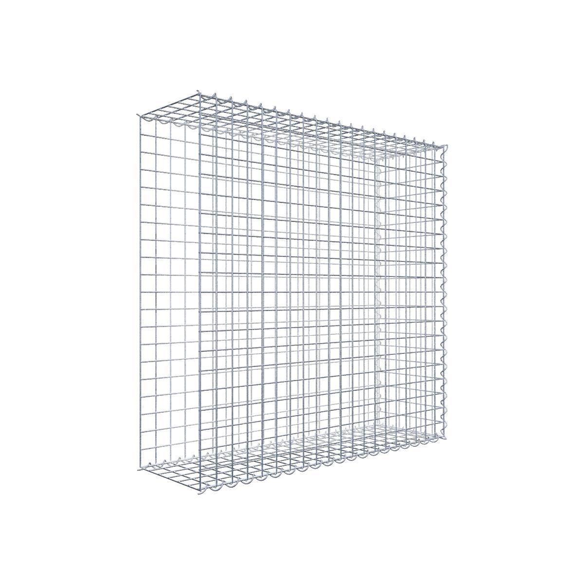 Anbaugabione Typ 2 100 cm x 100 cm x 30 cm (L x H x T), Maschenweite 5 cm x 5 cm, Spirale