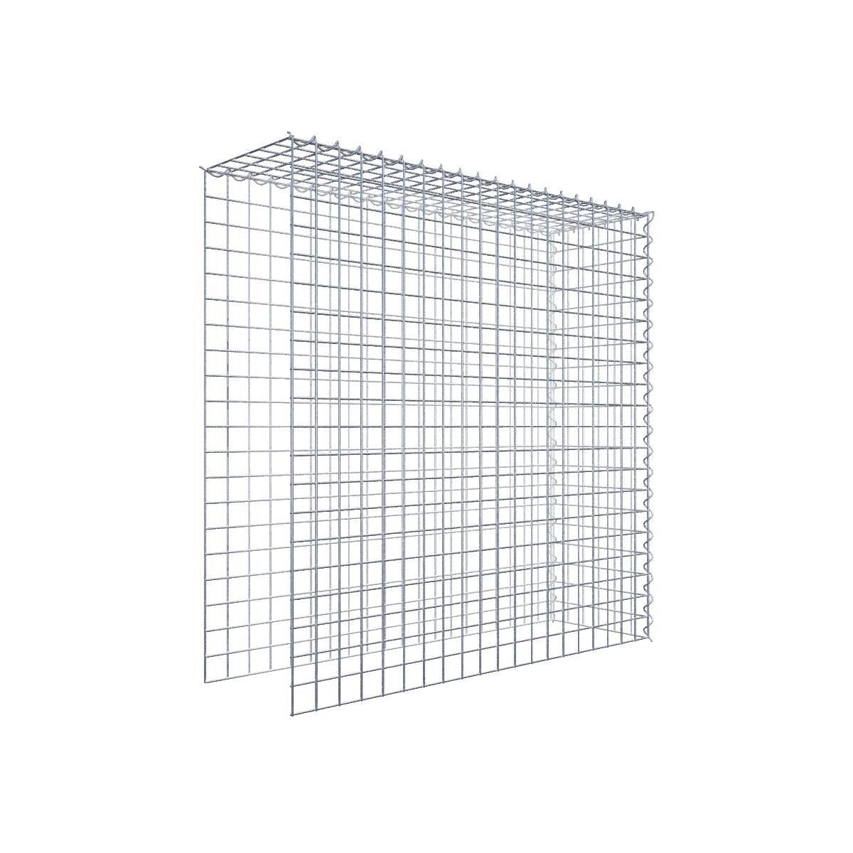 Anbaugabione Typ 4 100 cm x 100 cm x 30 cm (L x H x T), Maschenweite 5 cm x 5 cm, Spirale