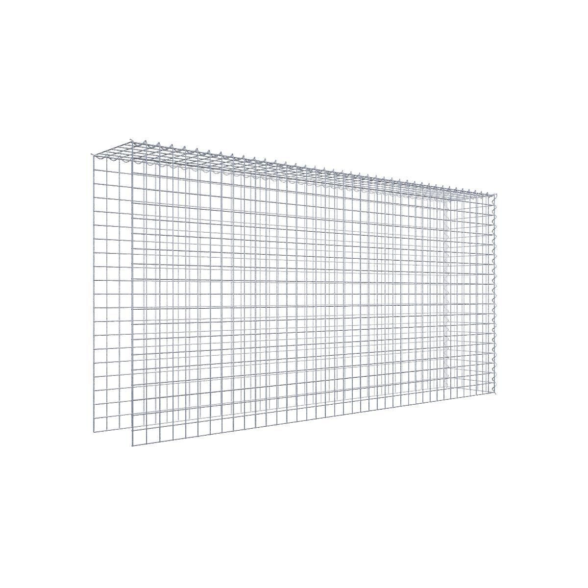 Anbaugabione Typ 4 200 cm x 100 cm x 30 cm (L x H x T), Maschenweite 5 cm x 5 cm, Spirale