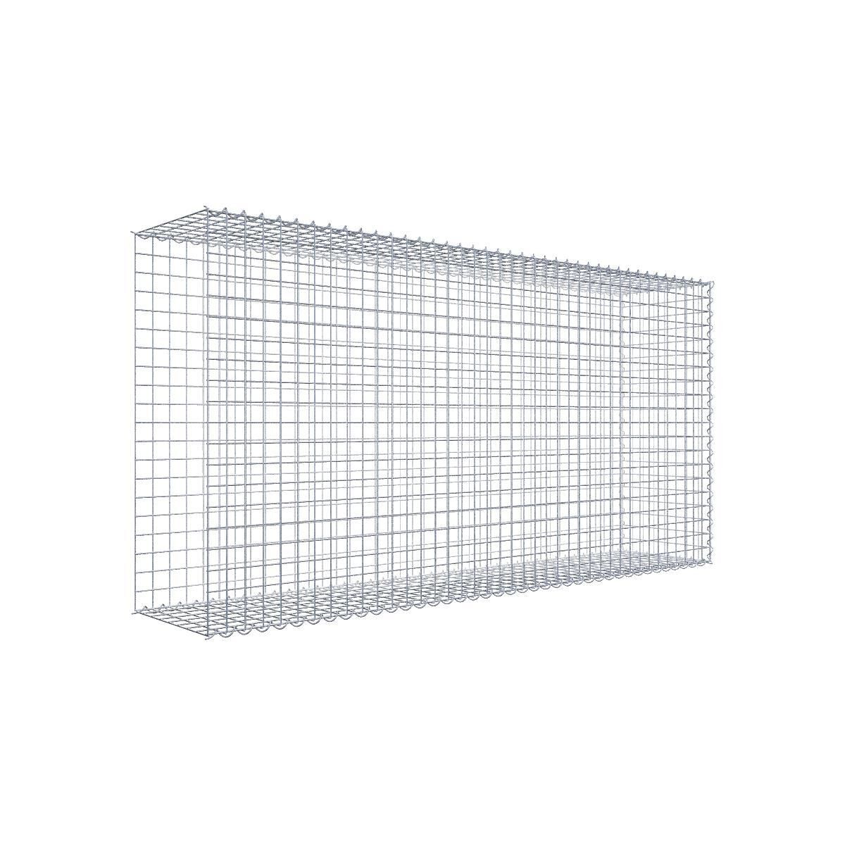 Anbaugabione Typ 2 200 cm x 100 cm x 40 cm (L x H x T), Maschenweite 5 cm x 5 cm, Spirale